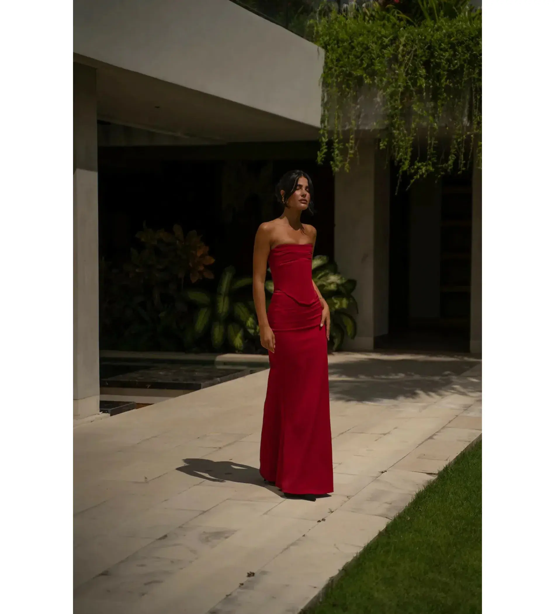 HNTR The Label Louie Gown Wine Size XS / AU 6 - Image 4