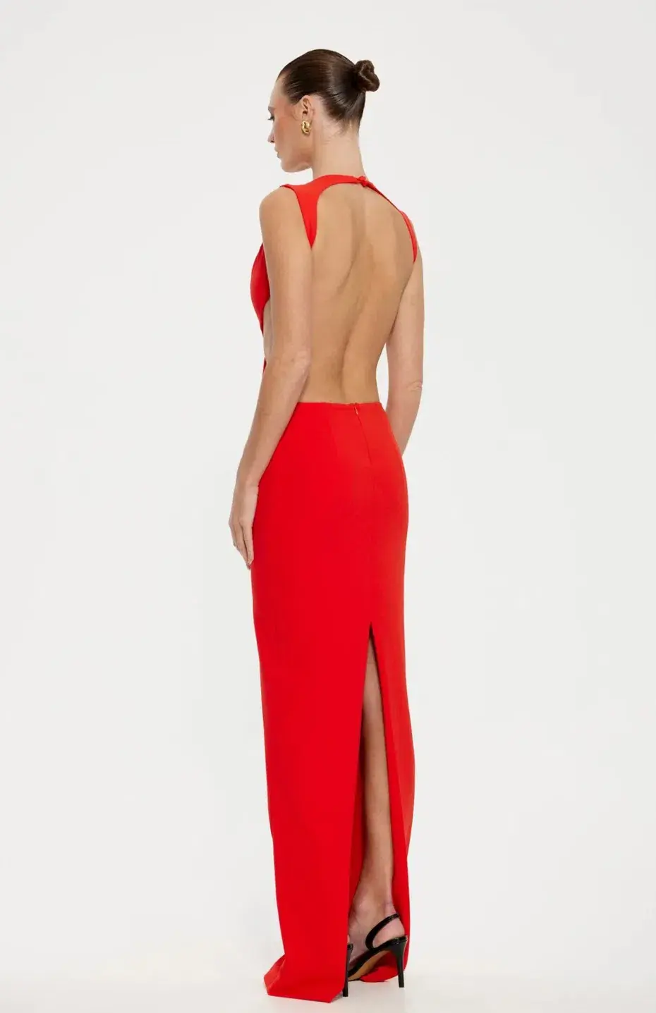 Effie Kats VALENCIA GOWN - CHERRY RED - Image 3