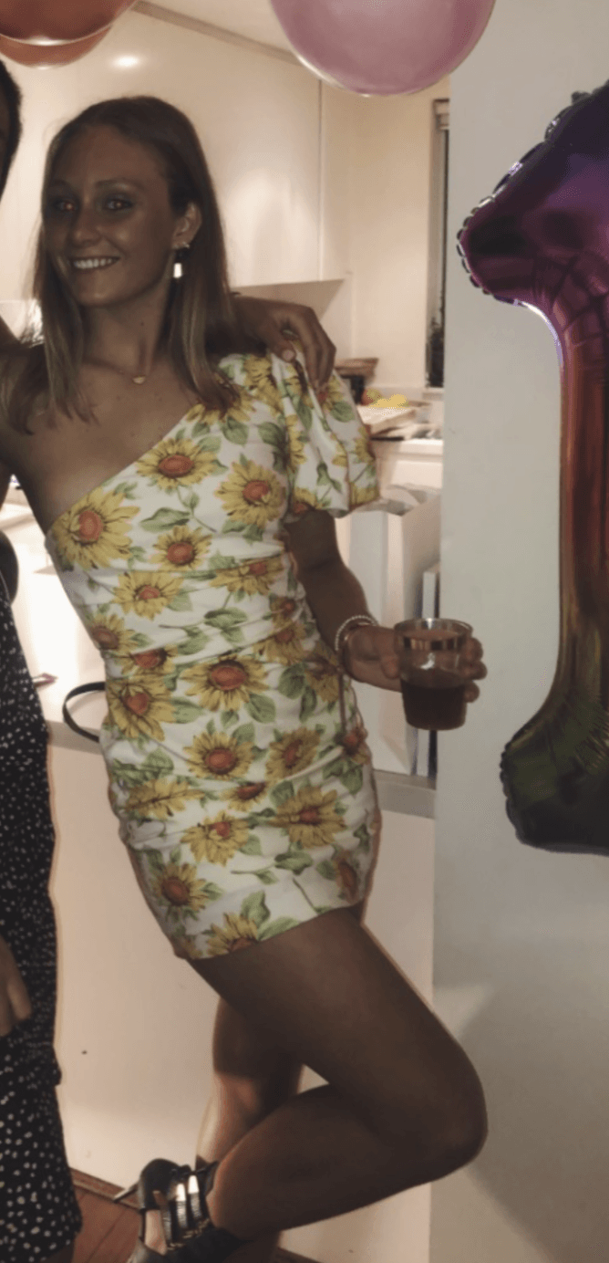 Francine Asym Mini Dress - Image 3