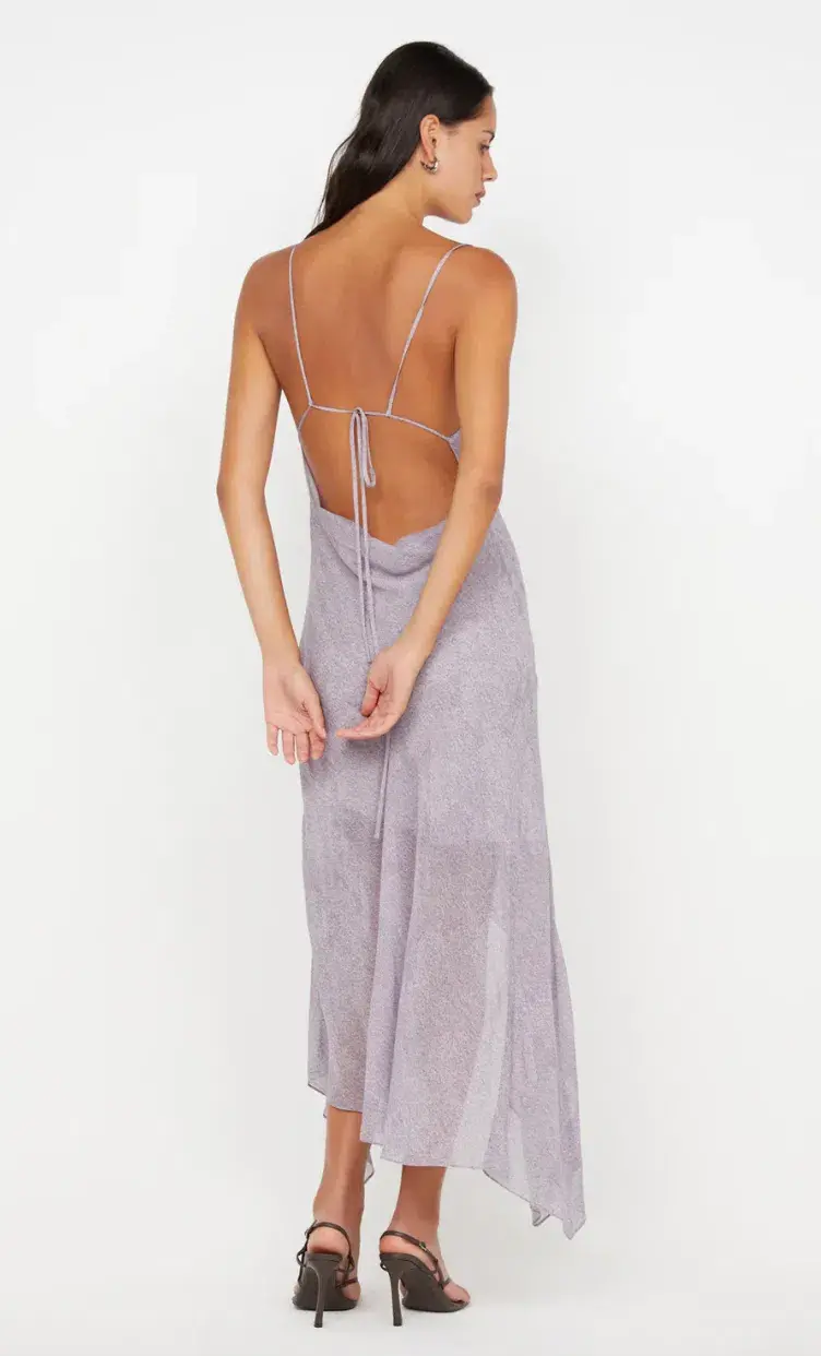 Bec + Bridge Tallis Asym Dress Lilac Size 12 - Image 2