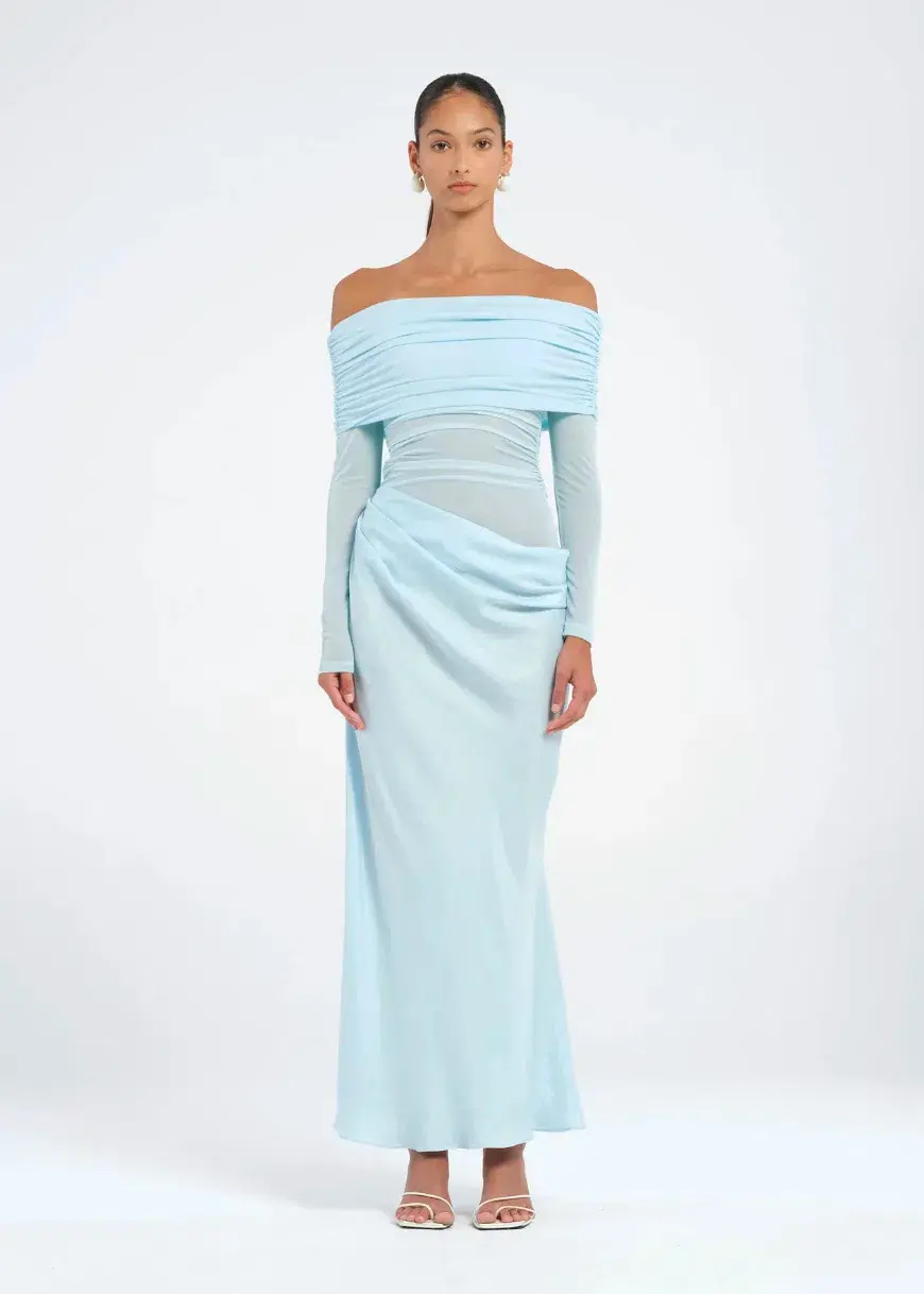 Yasmin Off-Shoulder Maxi Dress size 10 - Image 1