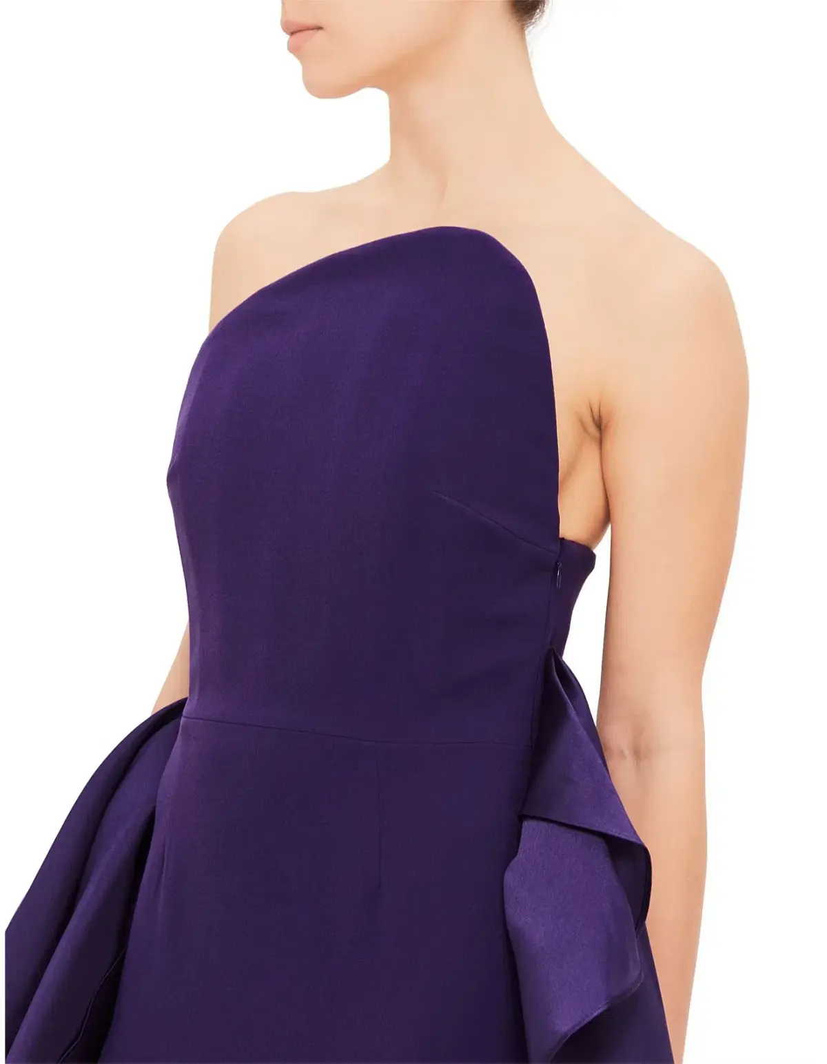 Solace London Nala Midi Dress Purple Size Au 10 - Image 3