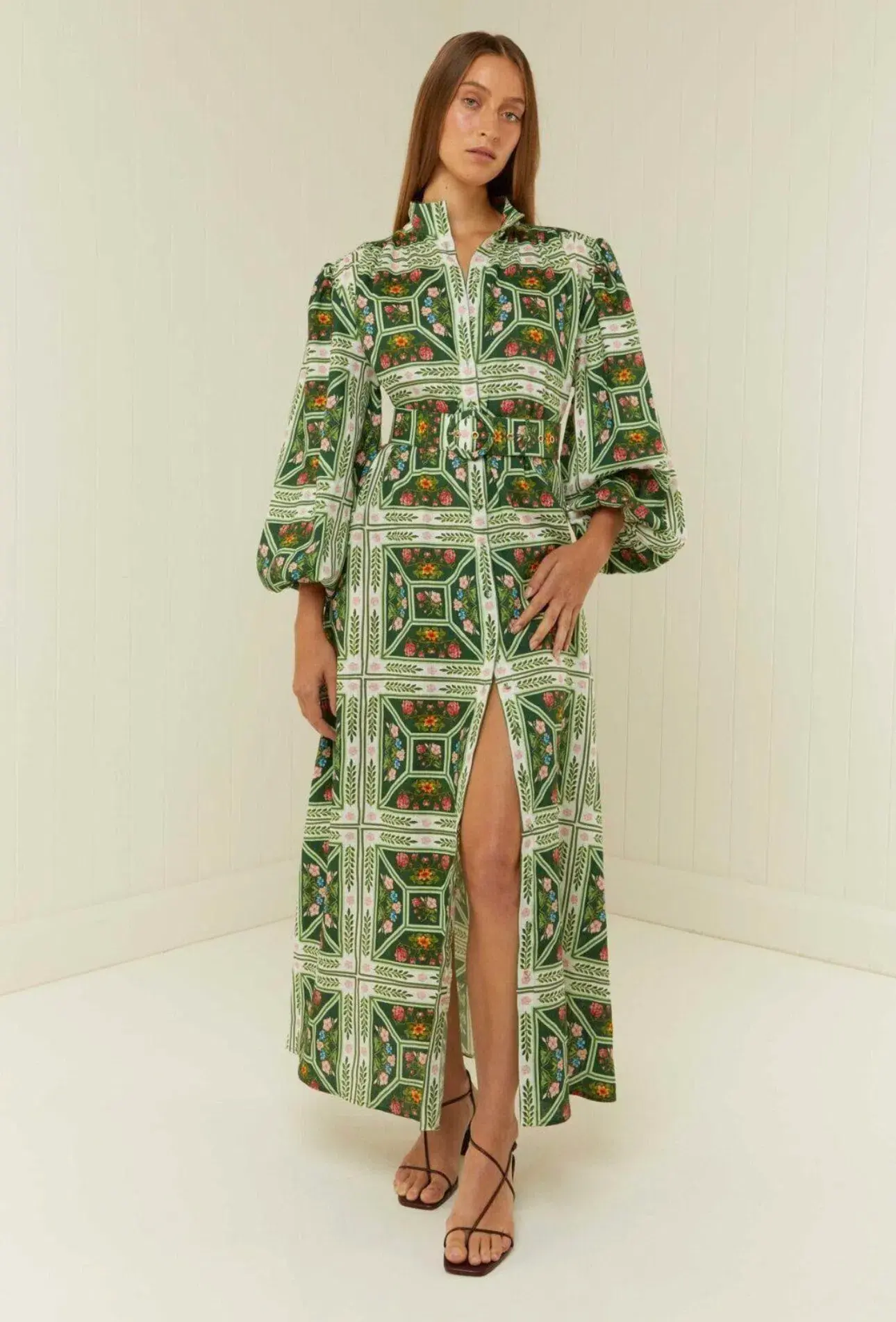 Palm Noosa Noddy Dress Size 14 Flora Tile - Image 5