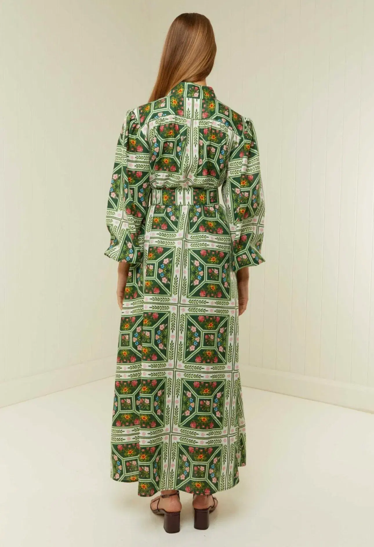 Palm Noosa Noddy Dress Size 14 Flora Tile - Image 7