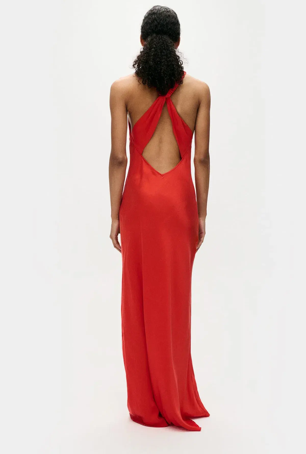Silk Laundry HIGH LOW DRESS - Geranium - Size 8/S - Image 2