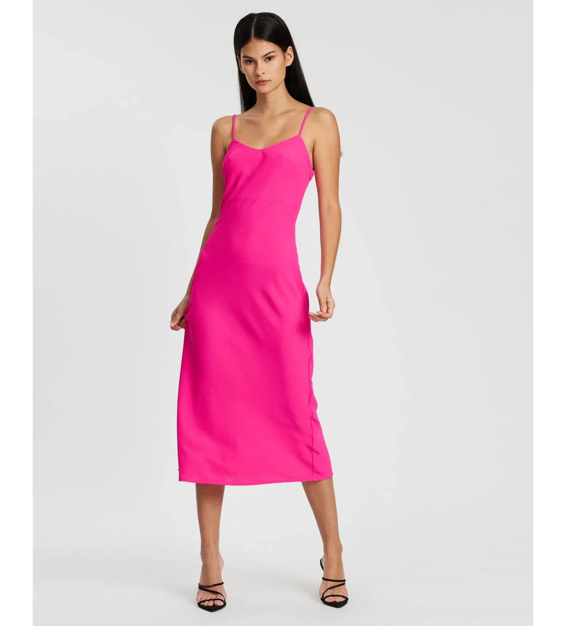 BY JOHNNY Neon Bias Slip Dress Size AU 6 - Image 1