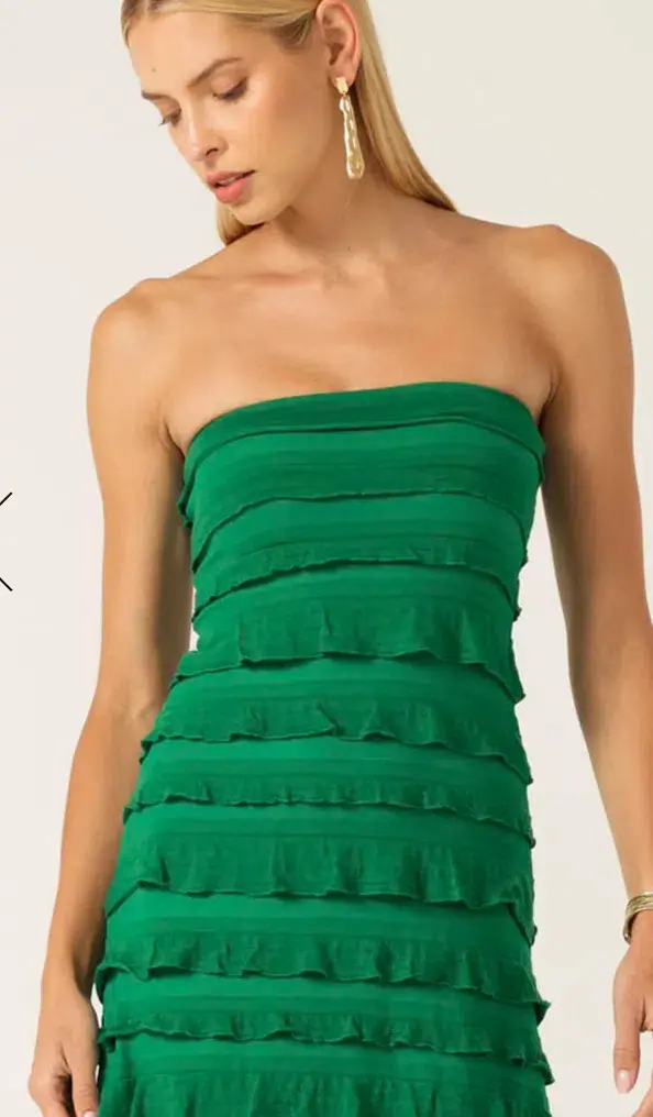 MADDISON MAXI DRESS IN EMERALD - Image 2