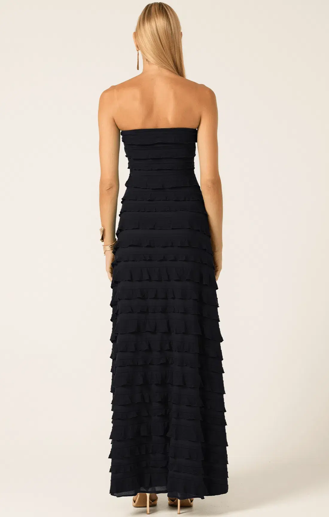 Sacha Drake Maddison Maxi Dress In Black AU 6 - Image 3