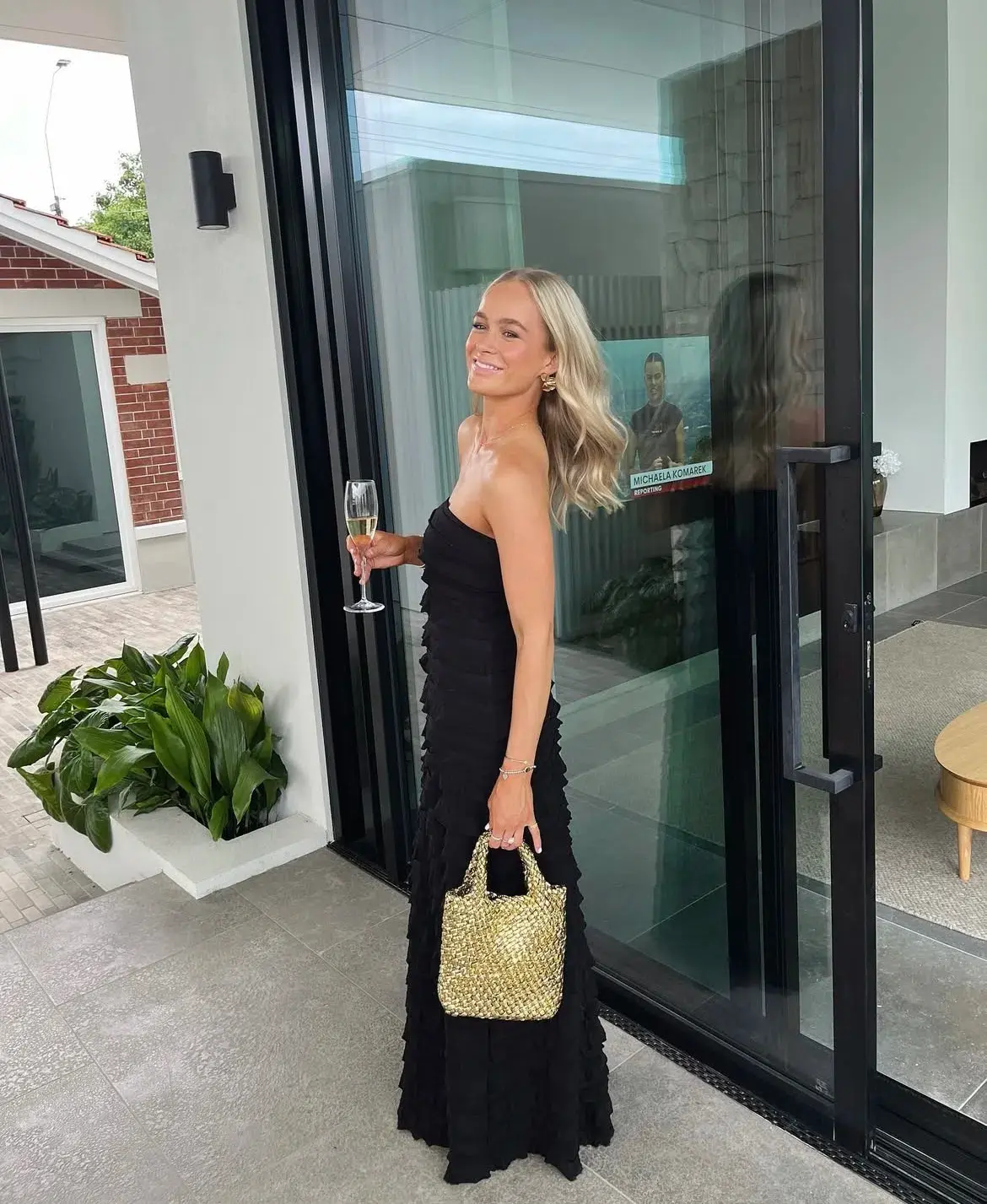Sacha Drake Maddison Maxi Dress In Black AU 6 - Image 5