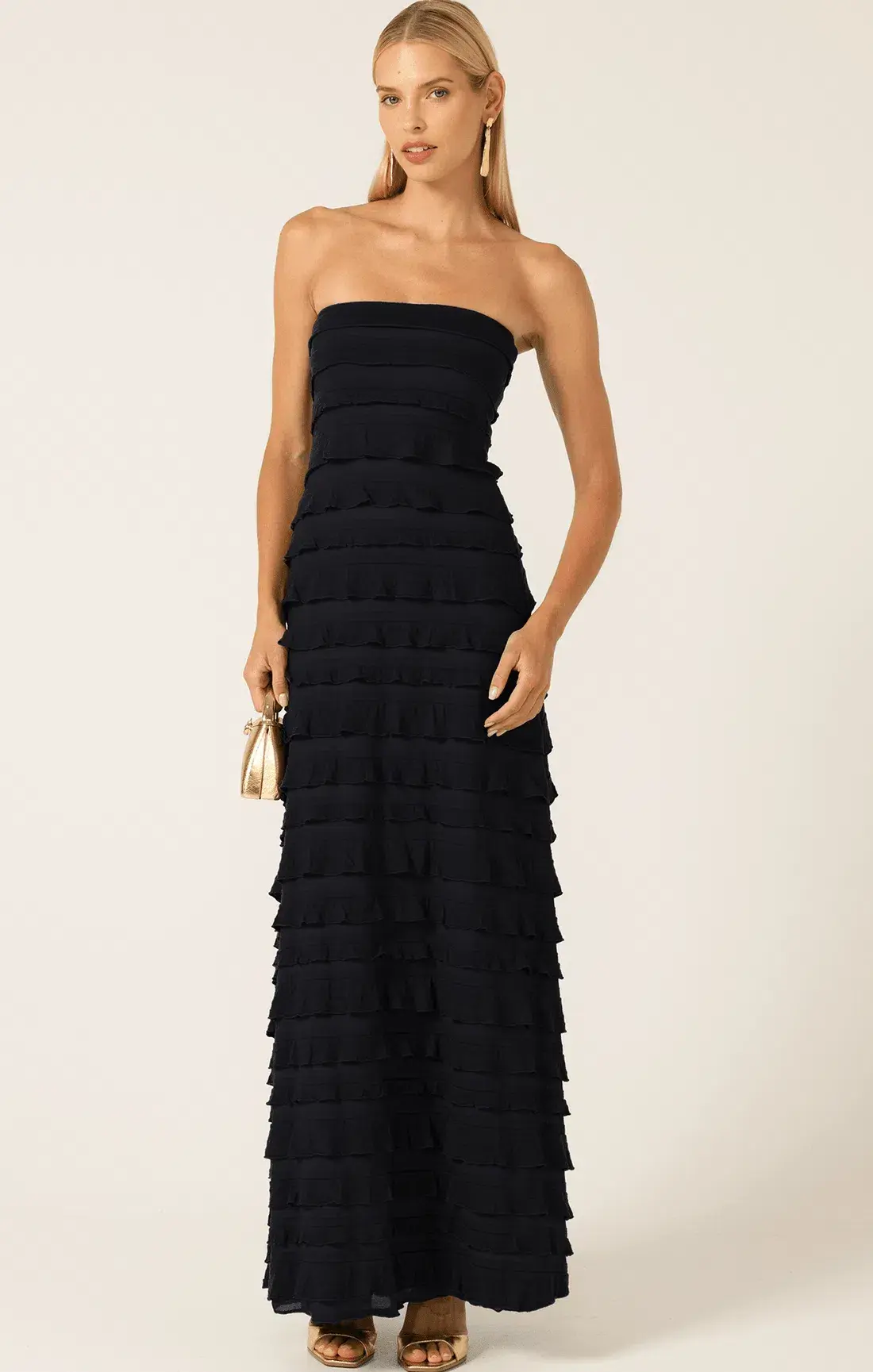 Sacha Drake Maddison Maxi Dress In Black AU 6 - Image 1