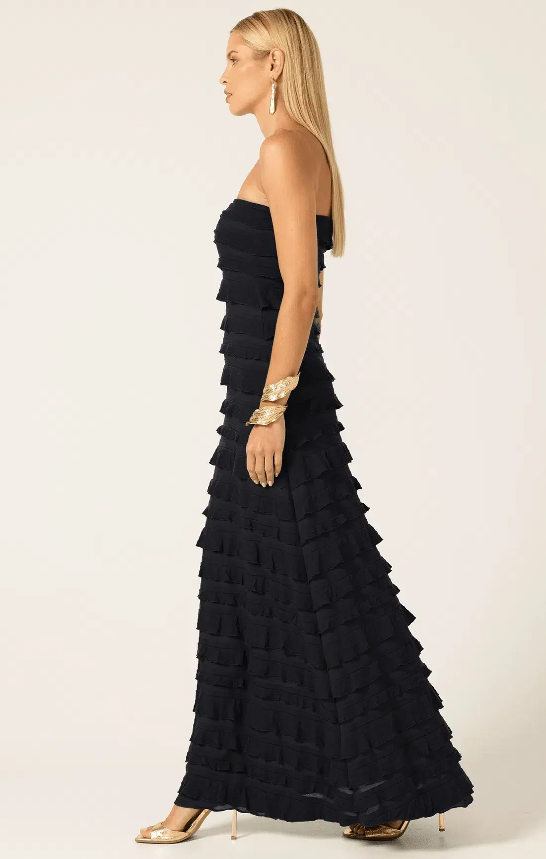 Sacha Drake Maddison Maxi Dress In Black AU 6 - Image 2