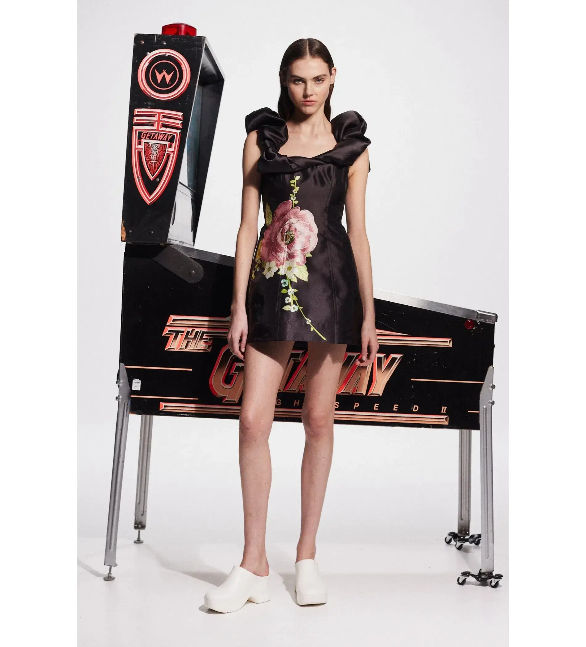 ALÉMAIS Regent Noir Mini Dress size 14 - Image 1