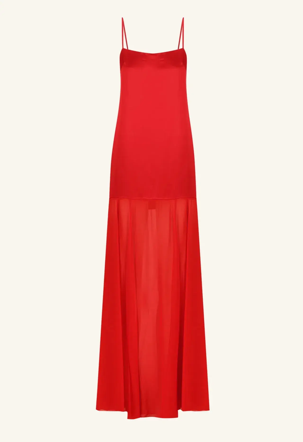Shona Joy Moraya Dropped Waist Maxi Dress Chilli Size 10 - Image 5