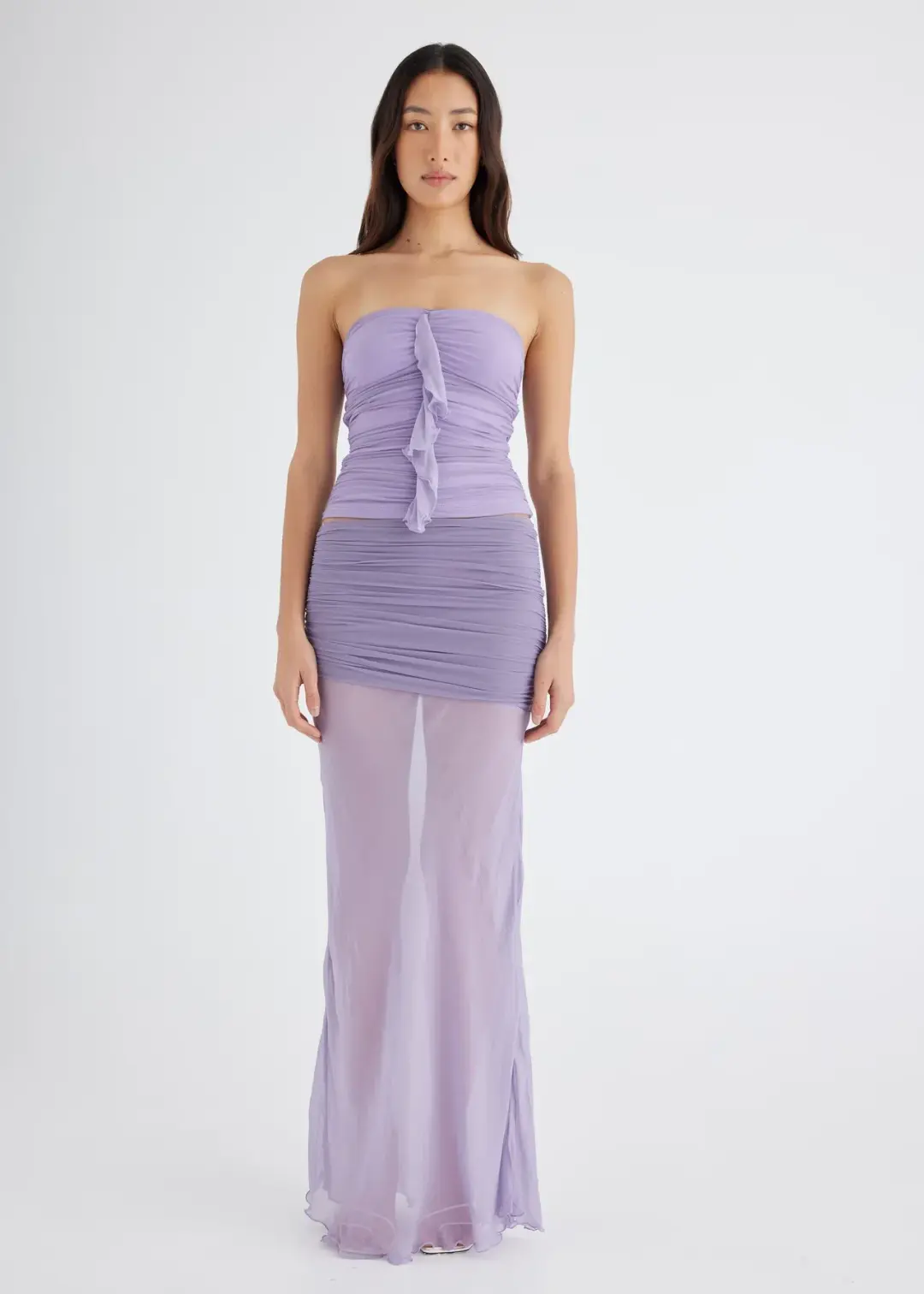 Benni Holly Strapless Top and Mayan Maxi Skirt Set AU Size 8 for rent on The Volte - main image