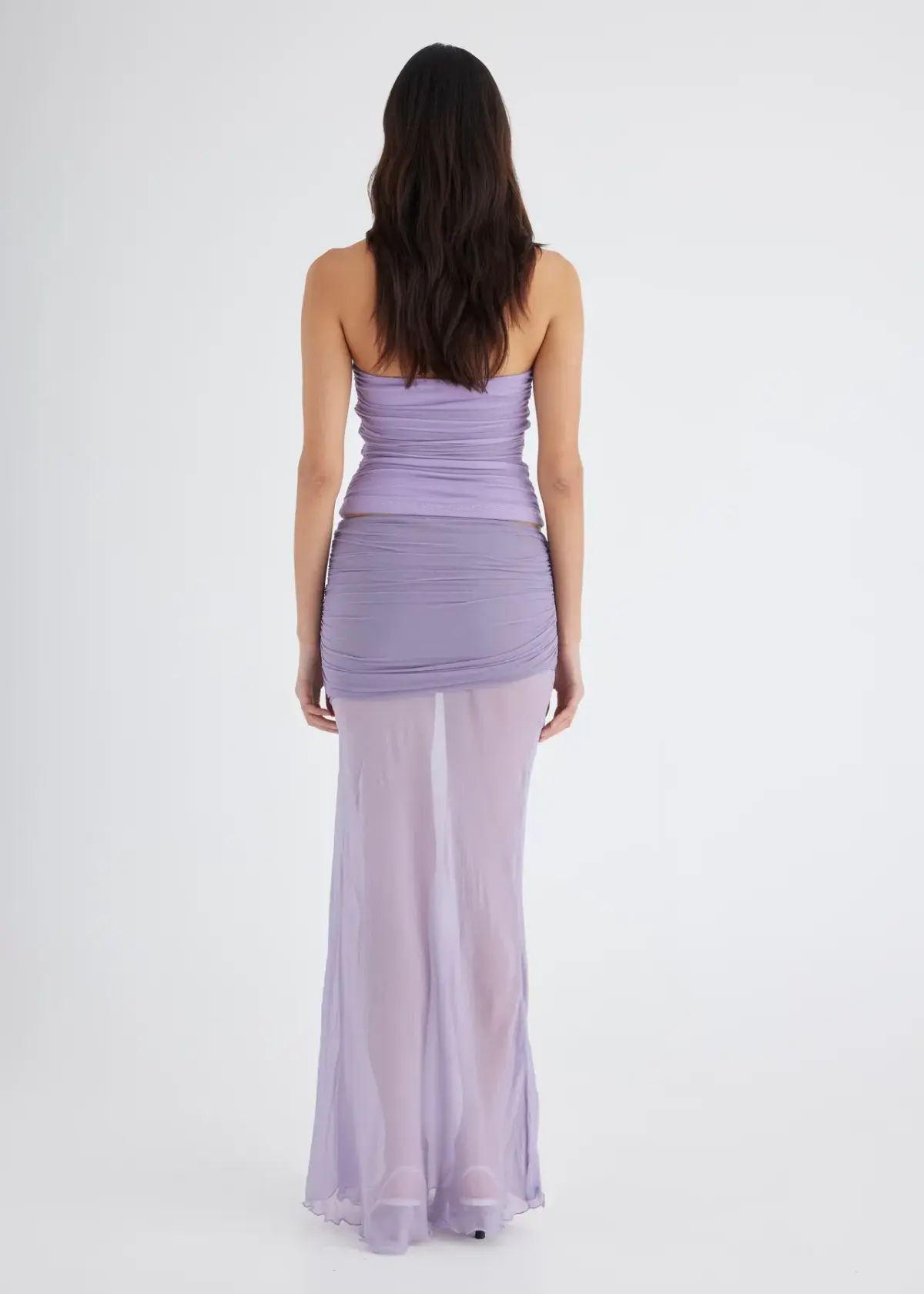 Benni Holly Strapless Top and Mayan Maxi Skirt Set AU Size 8 - Image 3