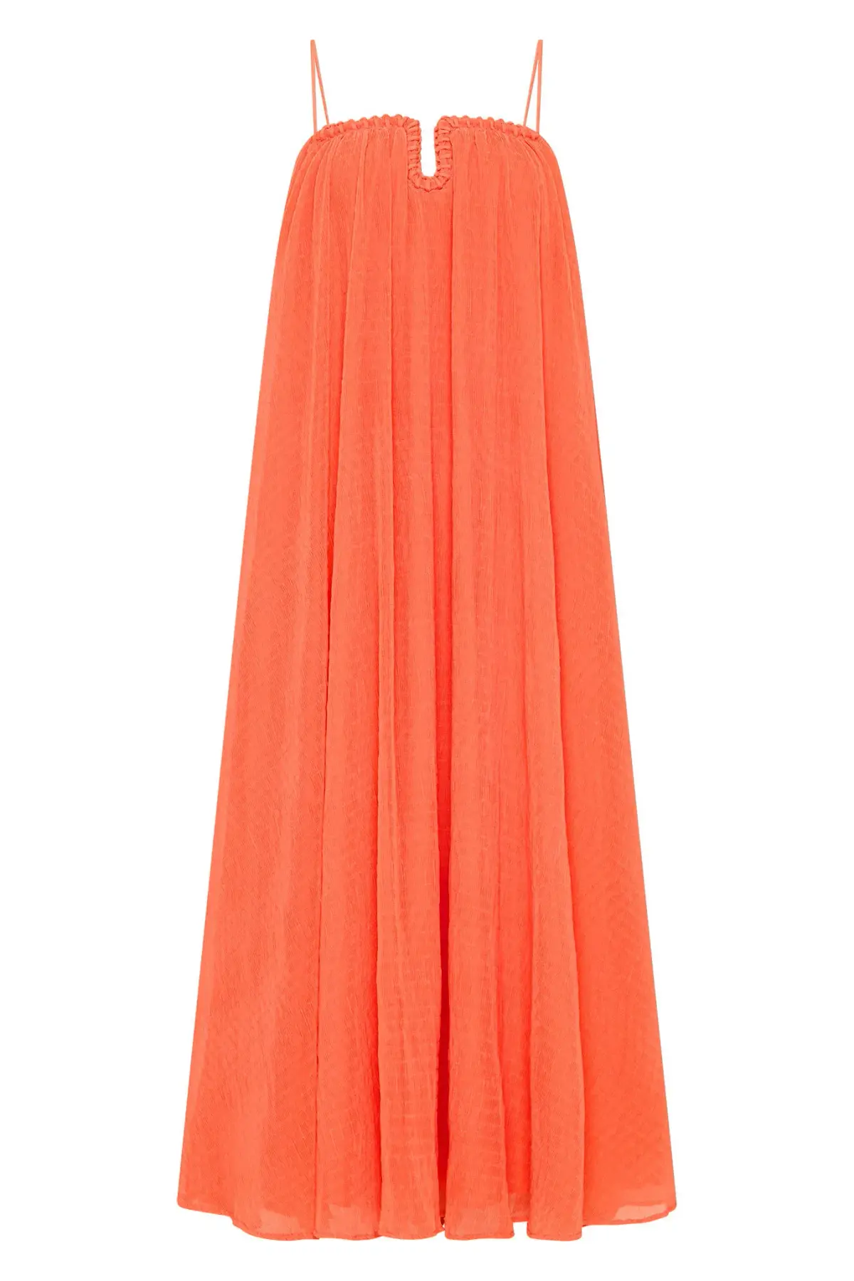 AJE Filigree Sweetheart Midi Dress Sunset Orange Size 8  - Image 3