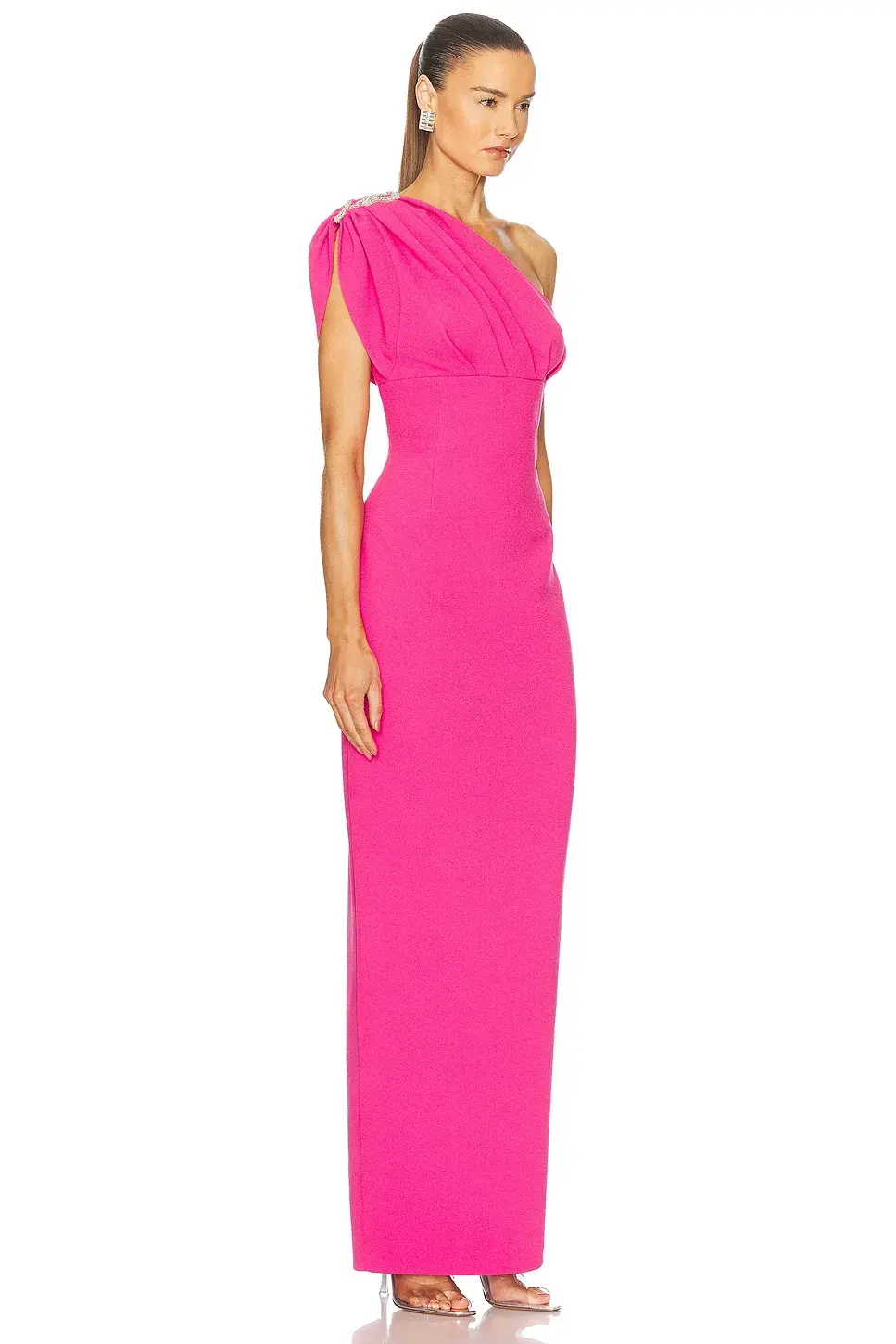 Rachel Gilbert Winnie Gown in Hot Pink Size 8 - Image 2