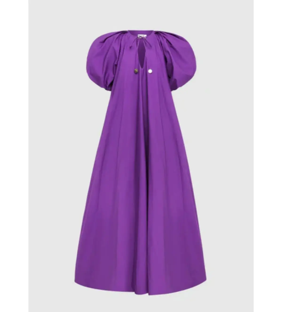 Leo Lin Noelle Bishop Sleeve  Maxi Dress Purple Size 4 - Image 1