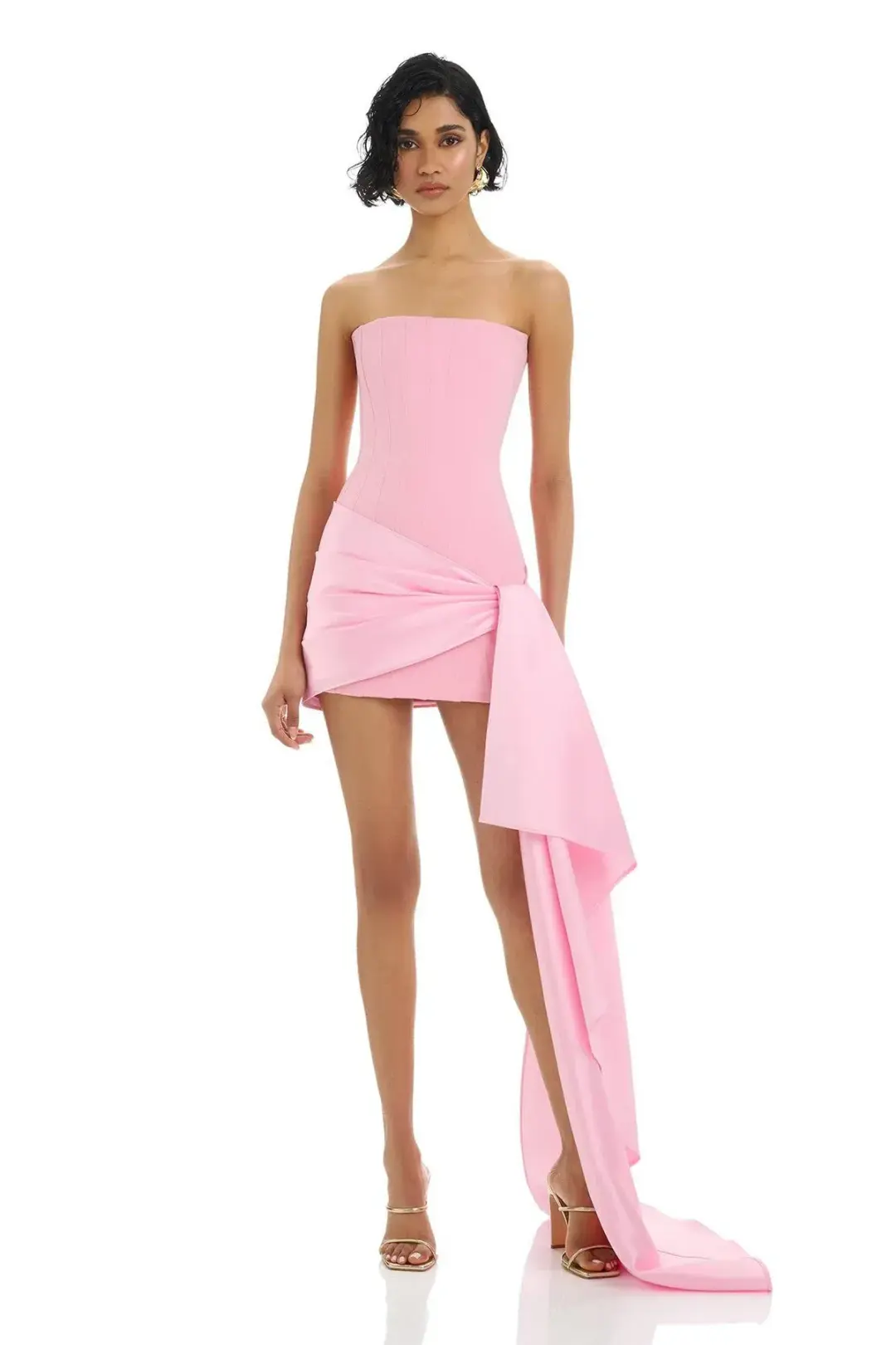 Eliya The Label Midina Dress Pink Size 8  for rent on The Volte - main image