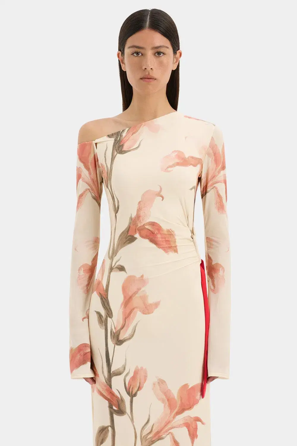 Sir The Label Hana Tie Maxi Dress Cream Size 8  - Image 3
