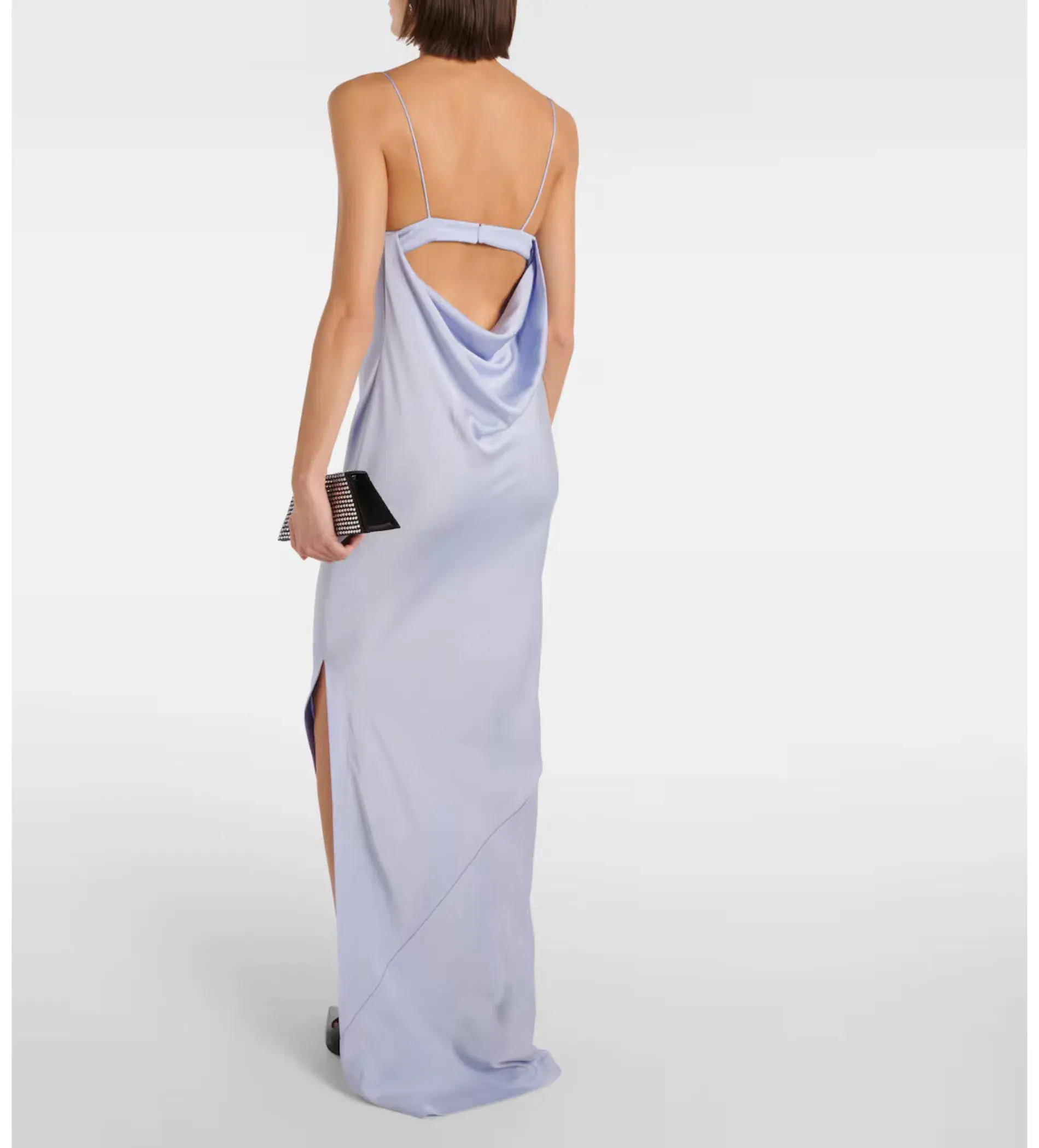 Alex Perry Cutout Draped Satin Crêpe Gown Size AU 10 - Image 2