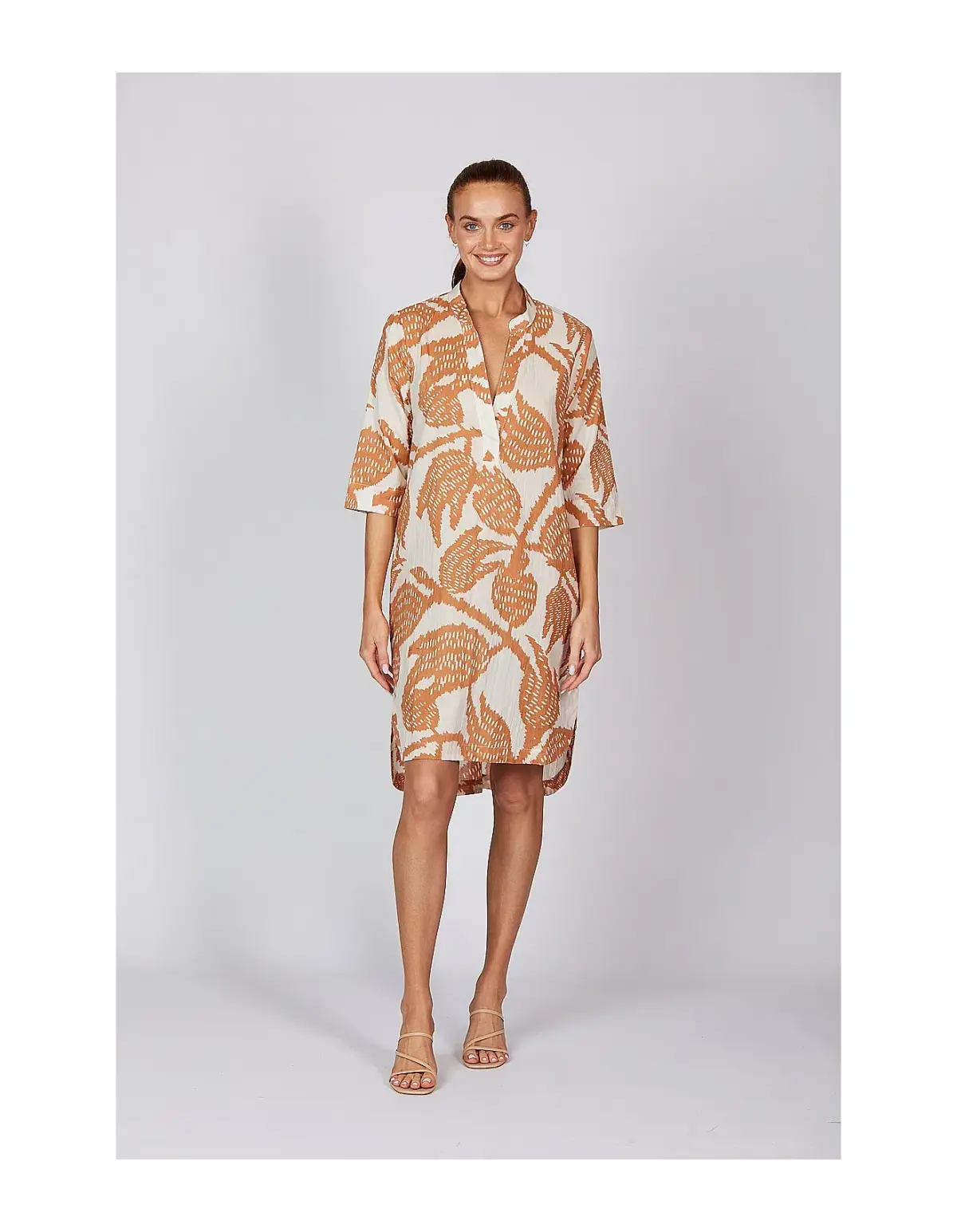 Adrift  Lana Shift Midi Dress Print Size  M / Size AU 12 - Image 1