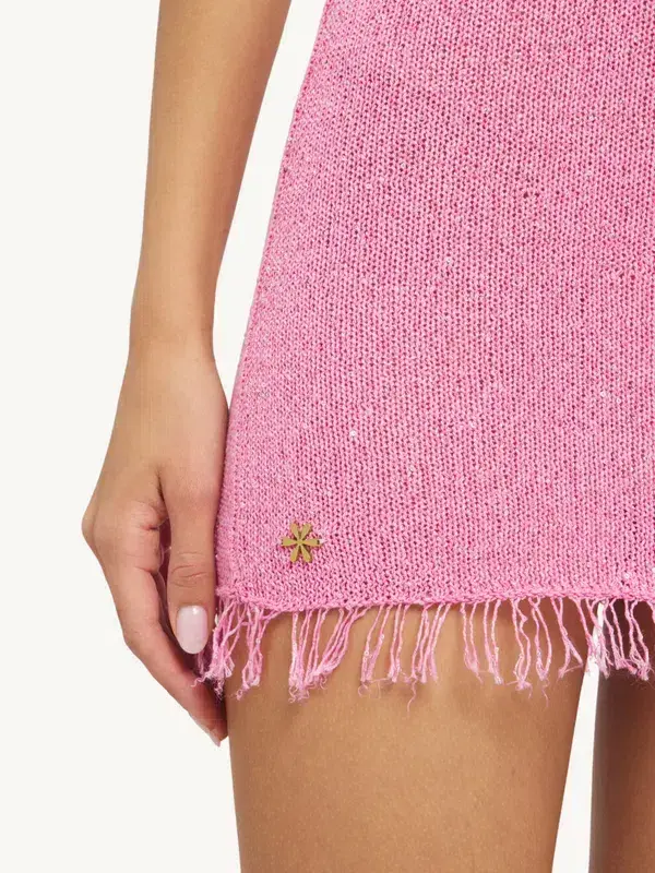 Asta Resort Natalia Mini Dress Azalea Sequin AU 8  - Image 5
