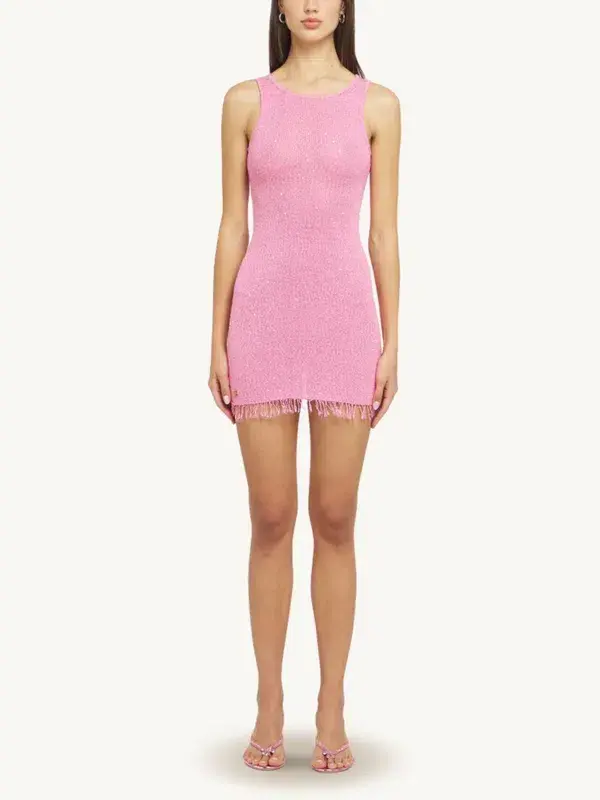 Asta Resort Natalia Mini Dress Azalea Sequin AU 8  - Image 1