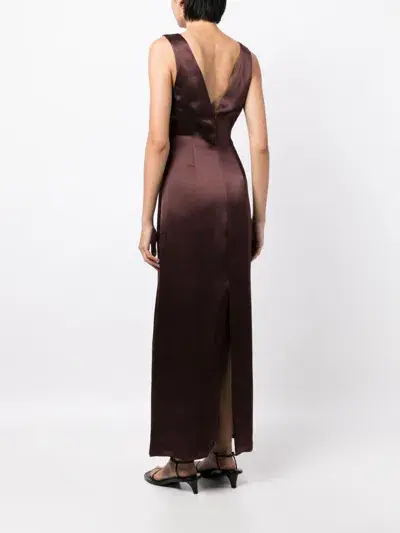 Anna Quan Isabelle Dress Brown Size 10  for rent on The Volte - main image