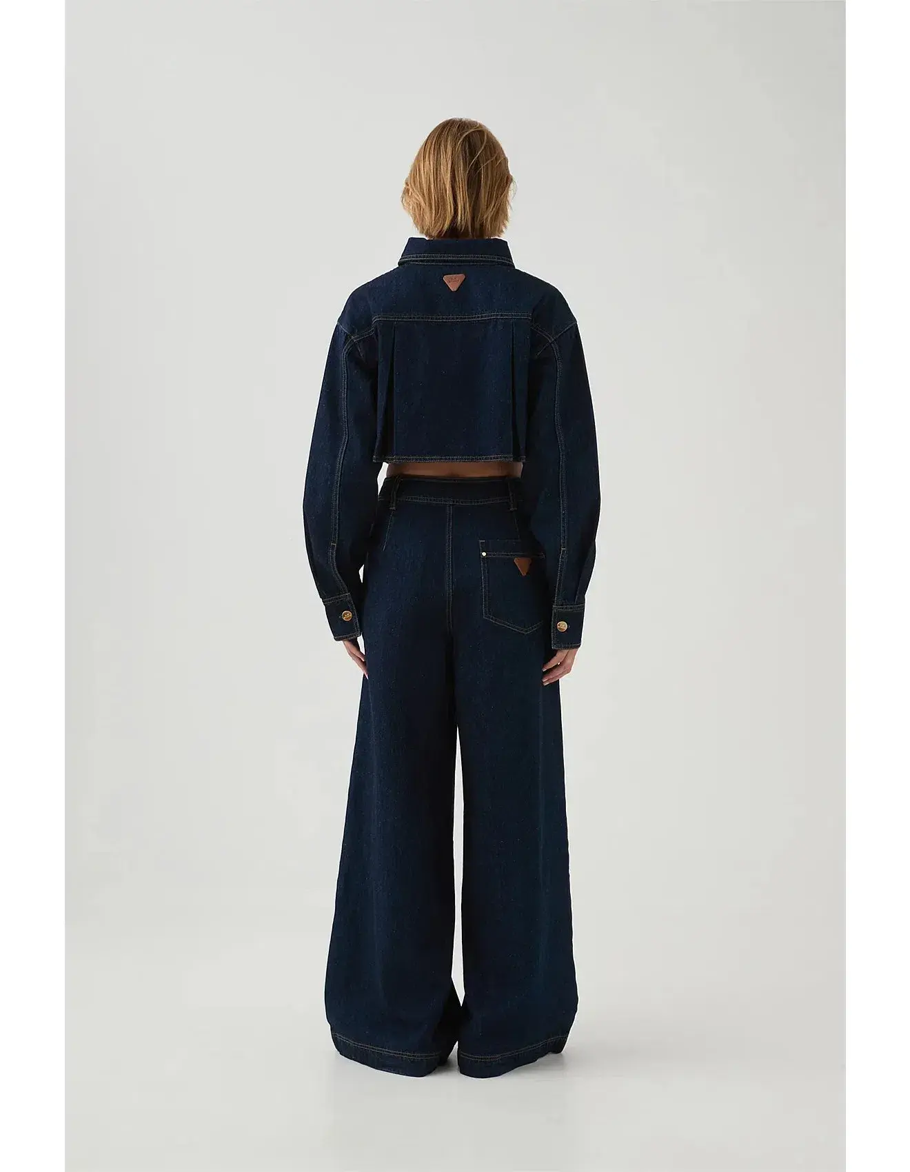 Aje Junee Tailored Denim Pants Size AU 10 - Image 3