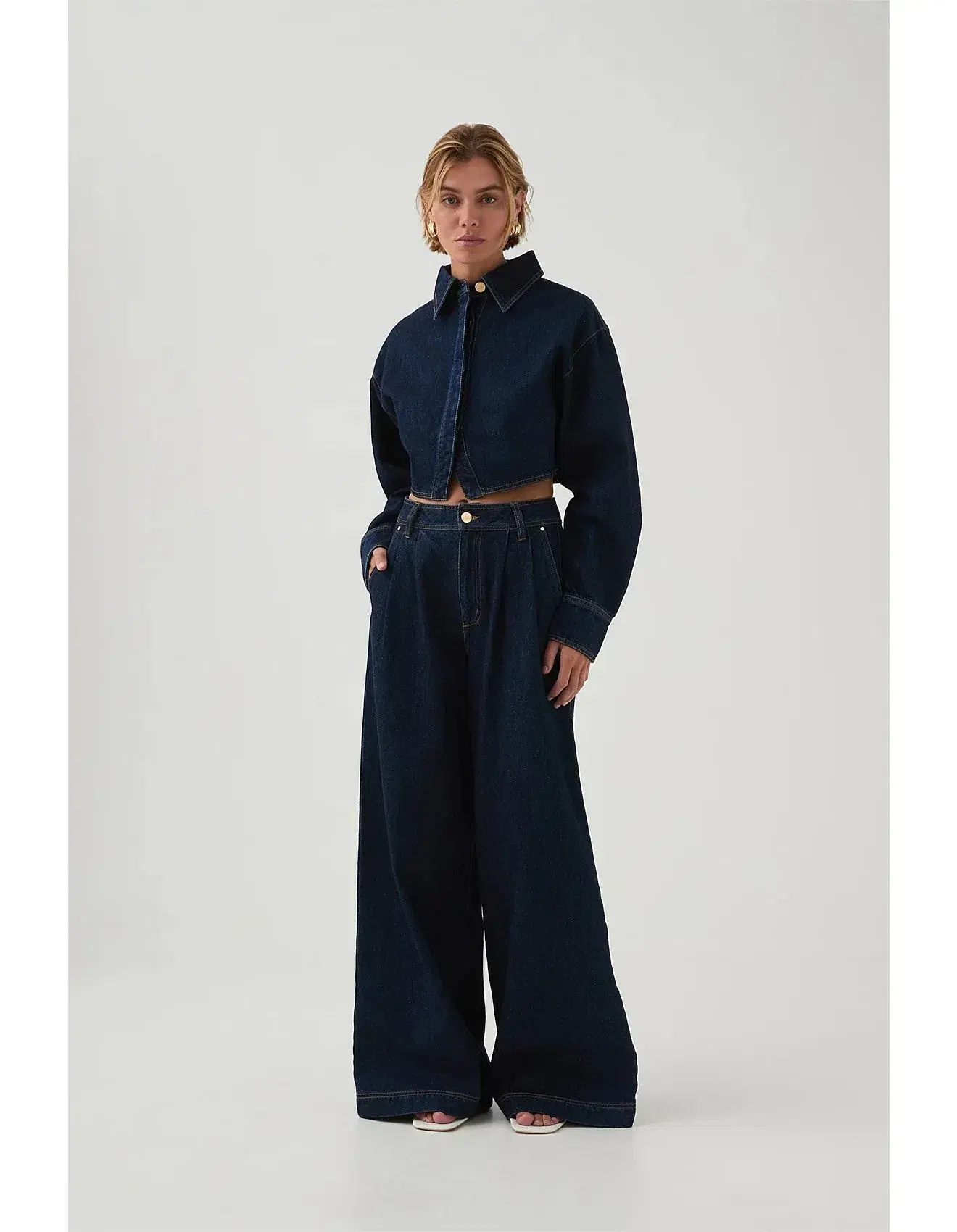 Aje Junee Tailored Denim Pants Size AU 10 - Image 1
