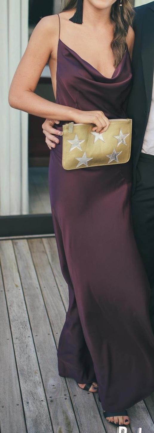 One Fell Swoop Monica Maxi Dress Burgundy Size 8 for rent on The Volte - main image