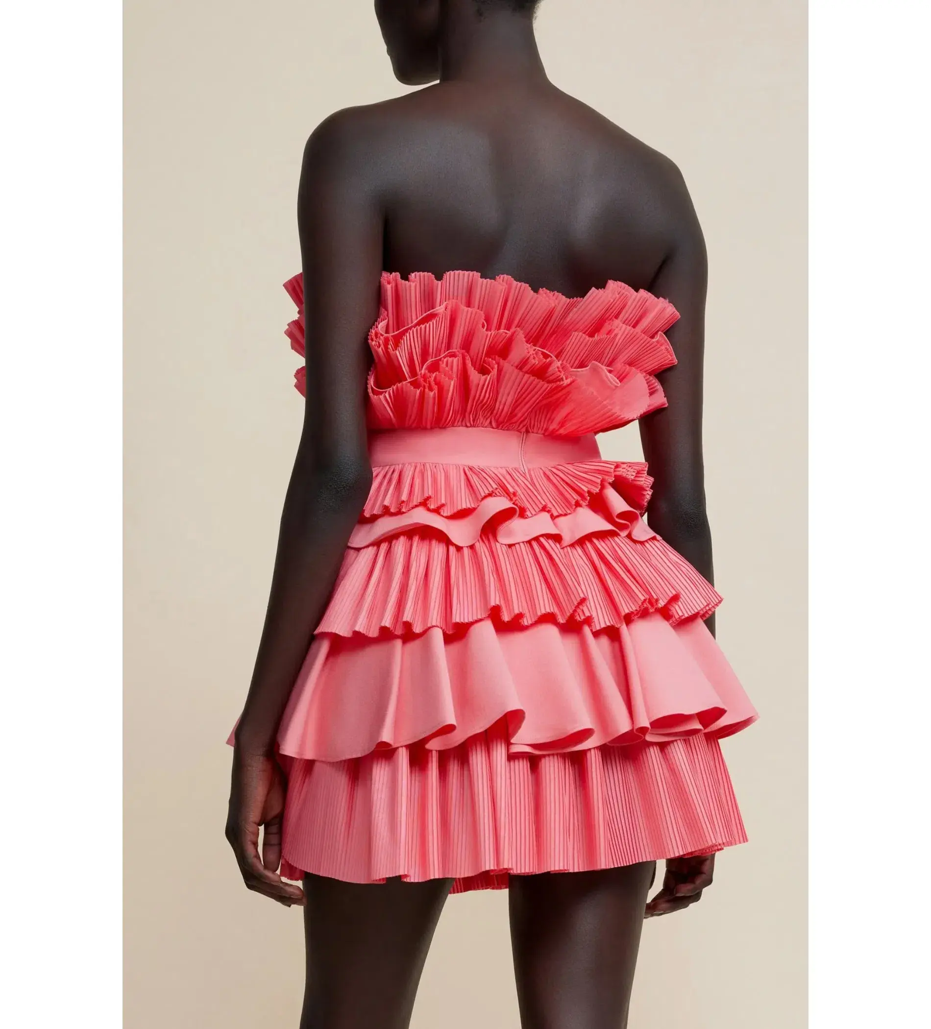 Acler Elsher Mini Dress Pink Size 10 - Image 3