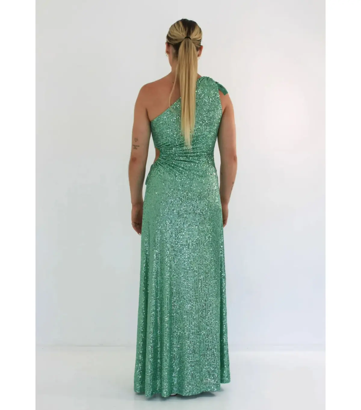 Sonya Moda Nour Mint Sequins Dress Mint Sequins Size AU 10 - Image 3