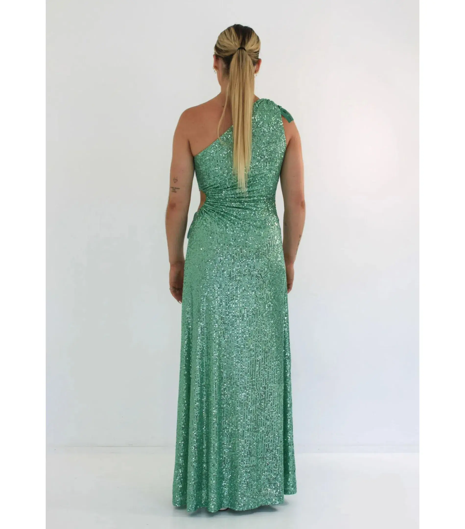 Sonya Moda Nour Mint Sequins Dress Mint Sequins Size AU 10 - Image 3