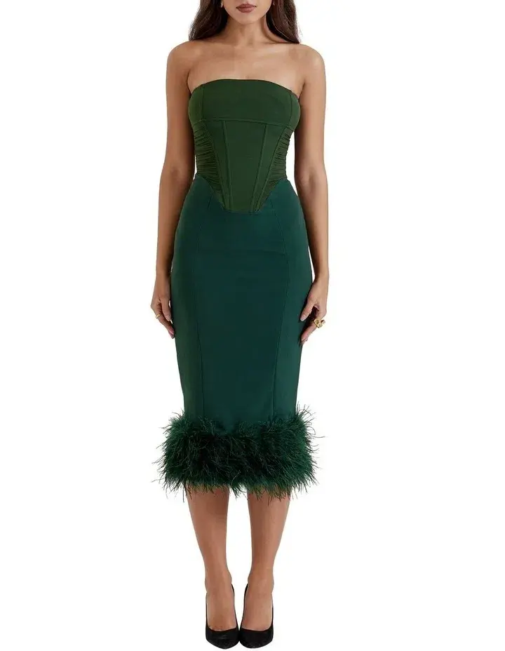HOUSE OF CB FIONULA DRESS Size M for rent on The Volte - main image