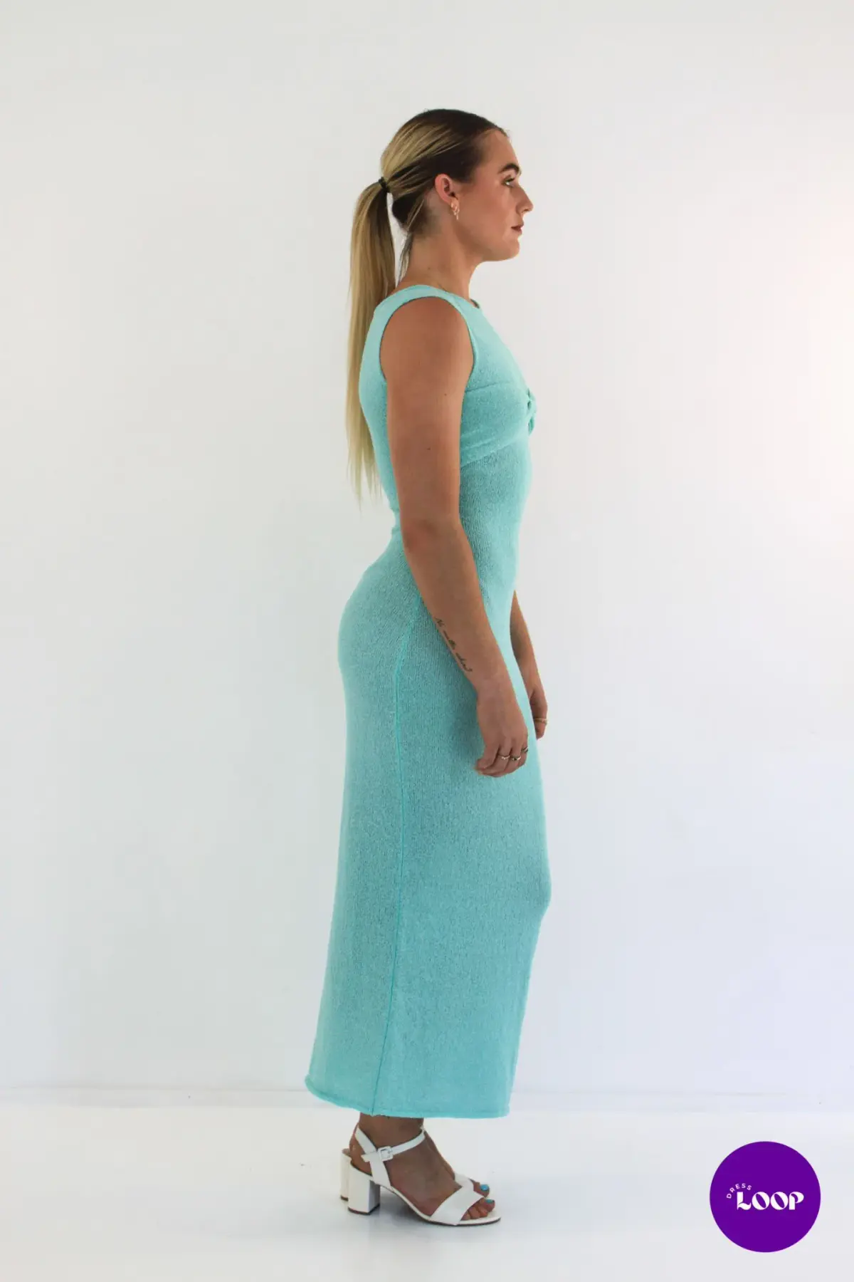 I am Delilah Giselle Maxi Dress Aquamarine Blue Size S / Aus 8 - Image 4