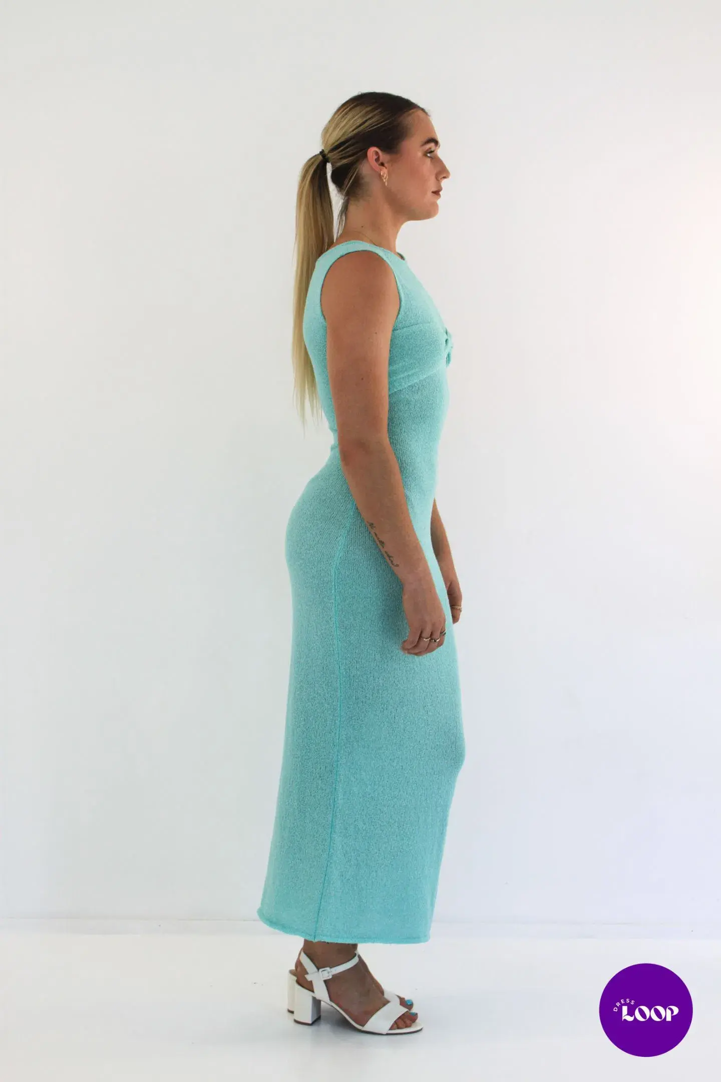 I am Delilah Giselle Maxi Dress Aquamarine Blue Size S / Aus 8 - Image 4
