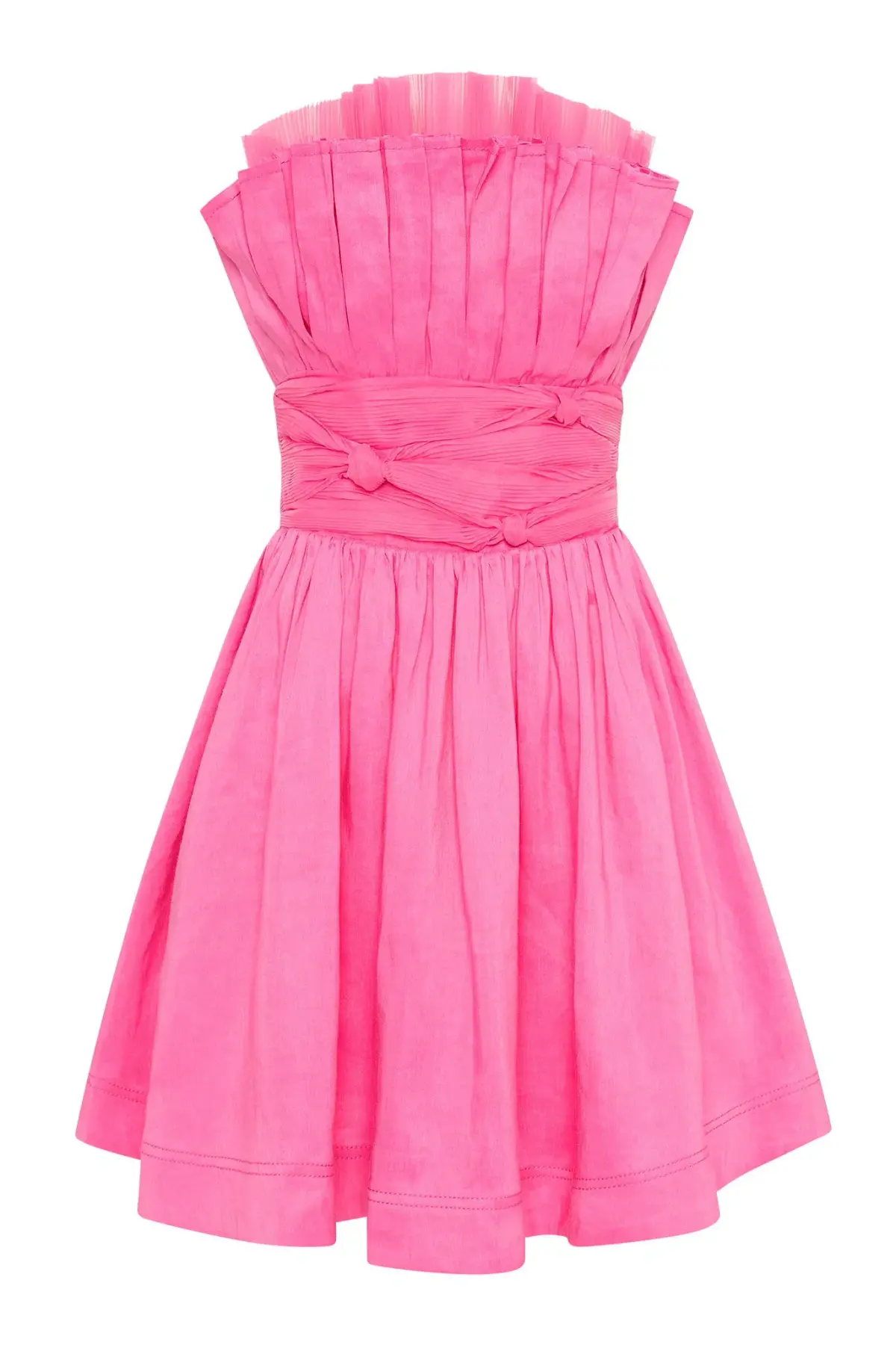 Aje Whisper Layered Mini Dress Pink Size 8 - Image 5