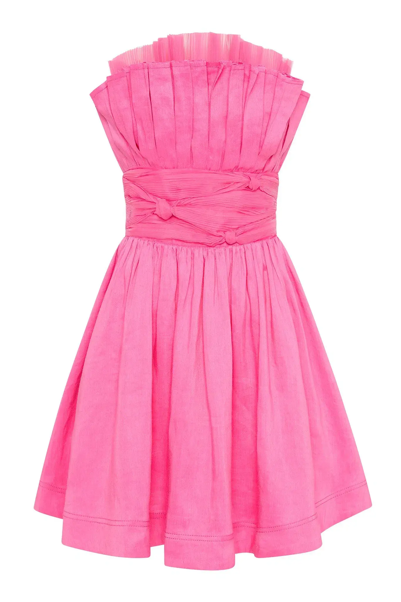 Aje Whisper Layered Mini Dress Pink Size 8 - Image 5