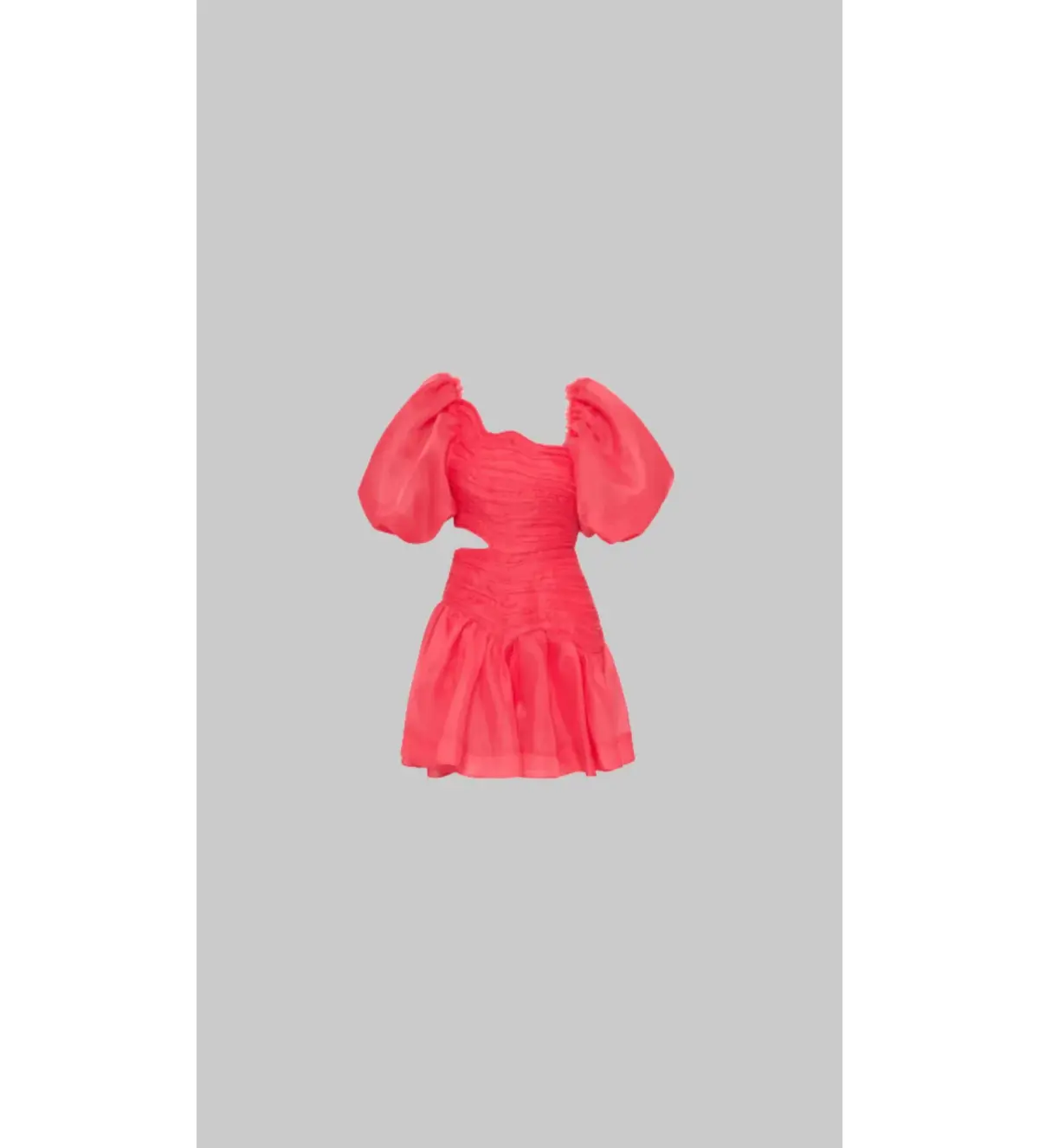  Aje Joan Puff Sleeve Mini Dress Size AU 8 - Image 3