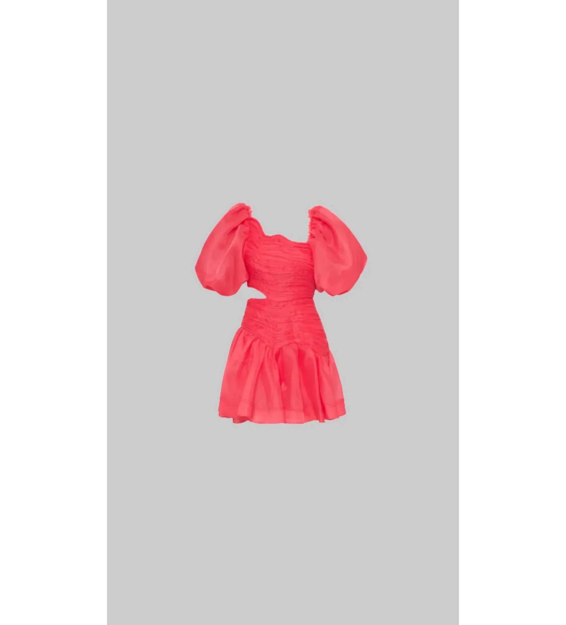  Aje Joan Puff Sleeve Mini Dress Size AU 8 - Image 3