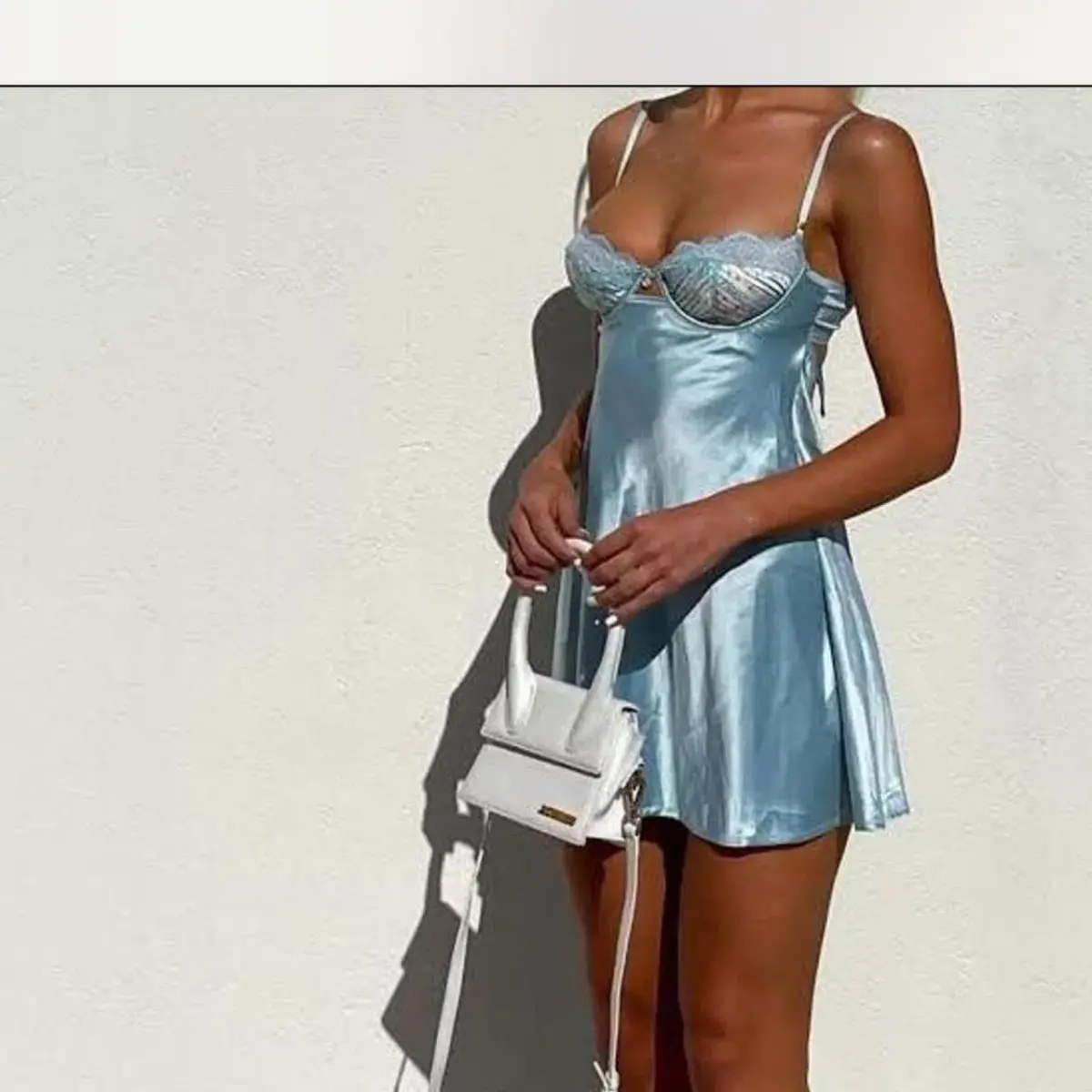 BYDEE  Orphic Slip Dress  Blue Size 10 - Image 2