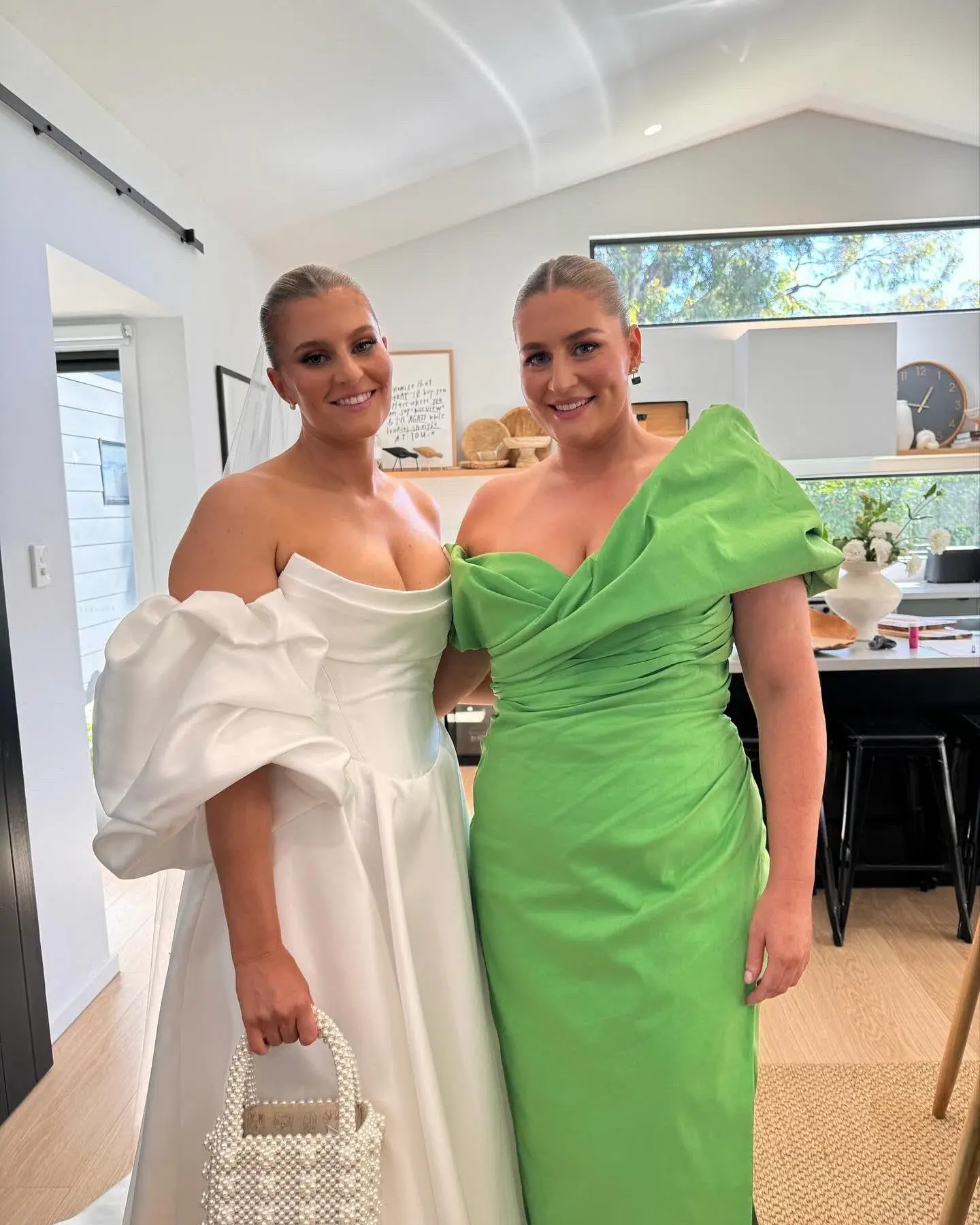 Rachel Gilbert Gia Gown Green Size 5 AU 16 - Image 3
