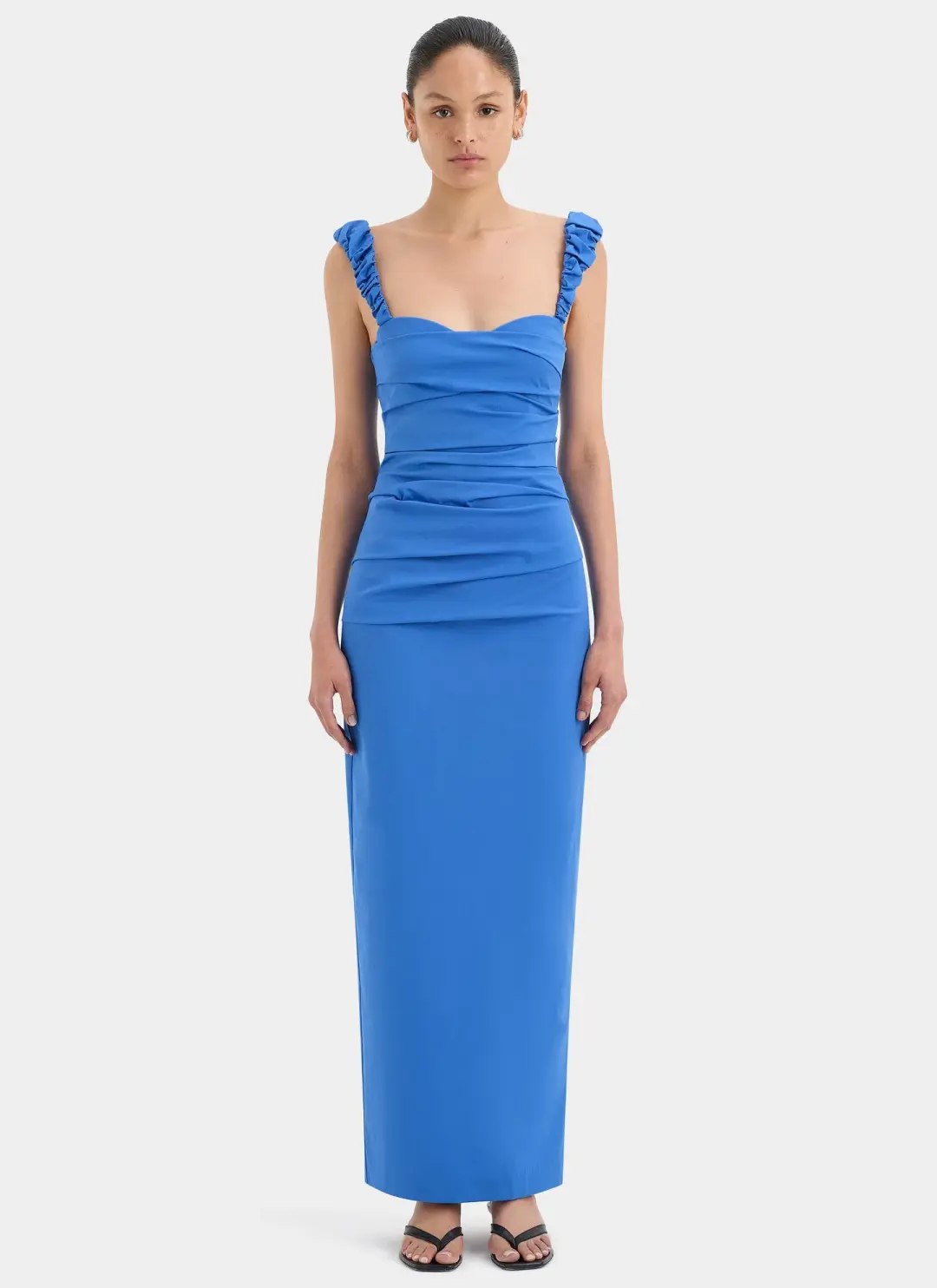 Sir The Label Azul Balconette Gown in Cobalt Blue Size 1 / AU 8 for rent on The Volte - main image
