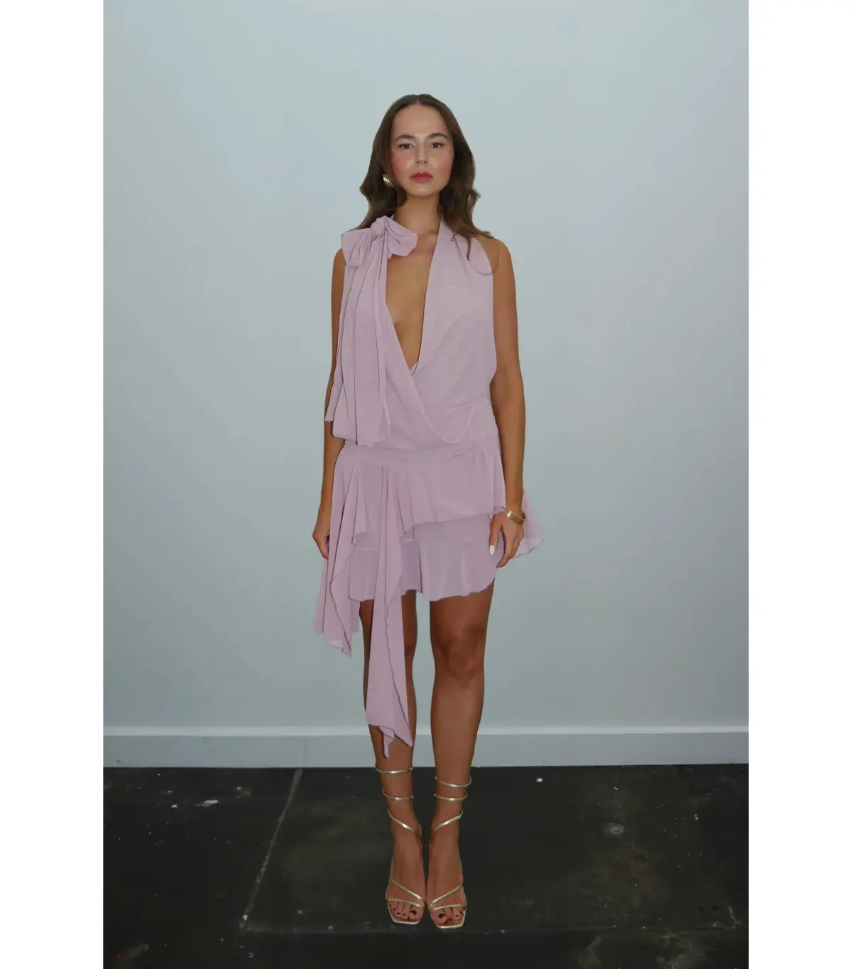 DŽO Louise Dress Dusty Pink Size XS / AU 6 - Image 1