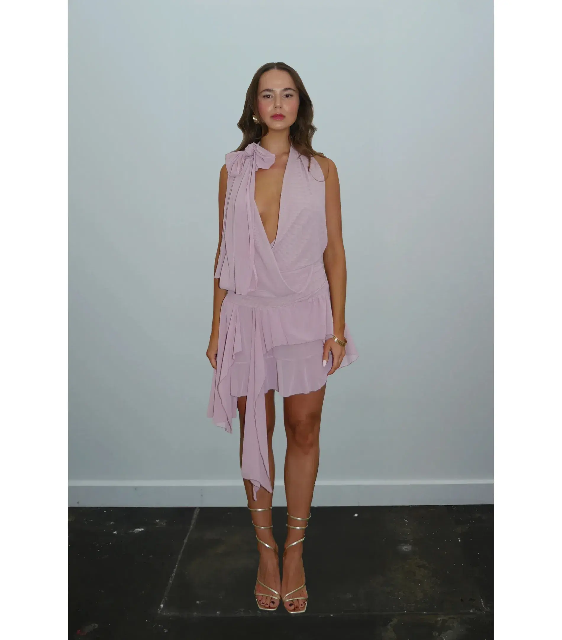 DŽO Louise Dress Dusty Pink Size XS / AU 6 - Image 1
