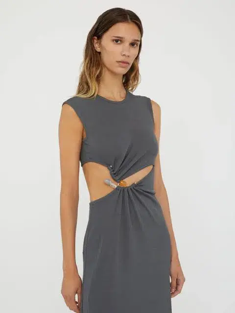 Christopher Esber Concave Stone Tank Dress Size AU 8 - Image 4