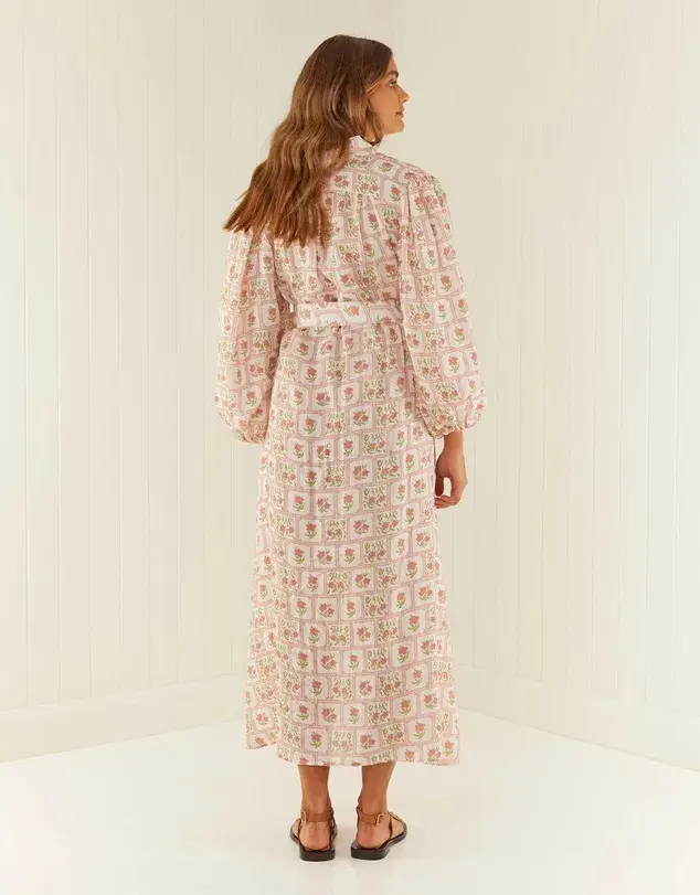 Palm Noosa Noddy Hibiscus Dress Floral Size 8 - Image 2
