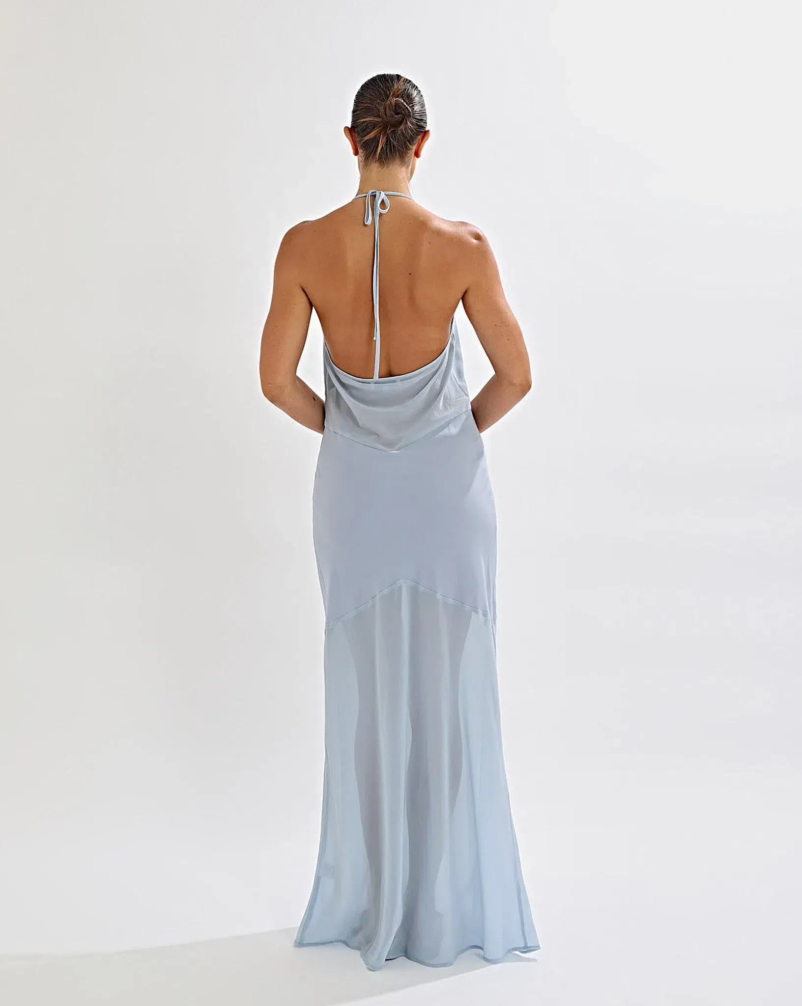 One Mile Eryn Dress in Blue Size 12 - Image 4